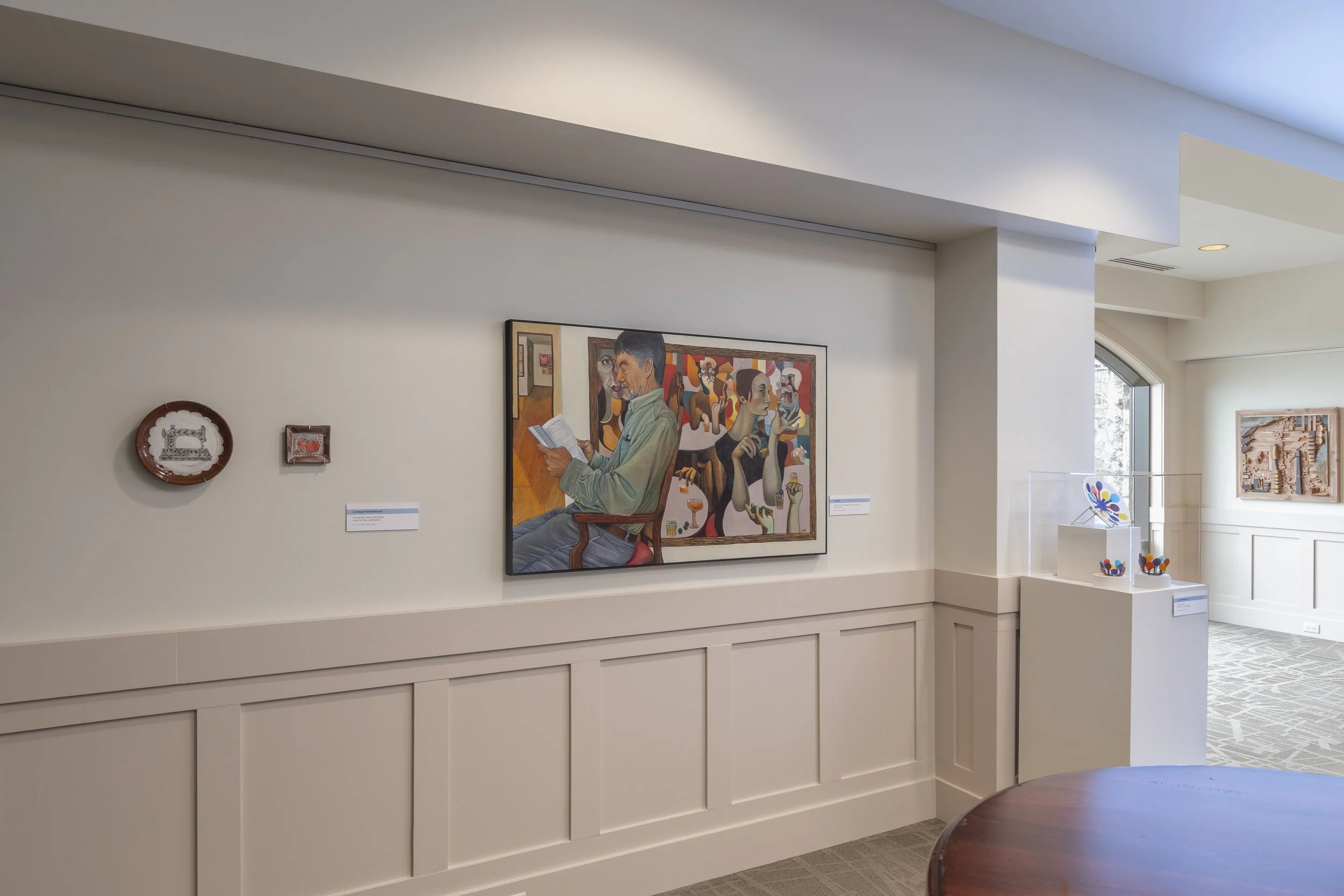  Installation View,  High Country Visions: Watauga K-12 Art Educators  (December 5 - December 29, 2024), Blowing Rock Art &amp; History Museum. Photo Josh White 