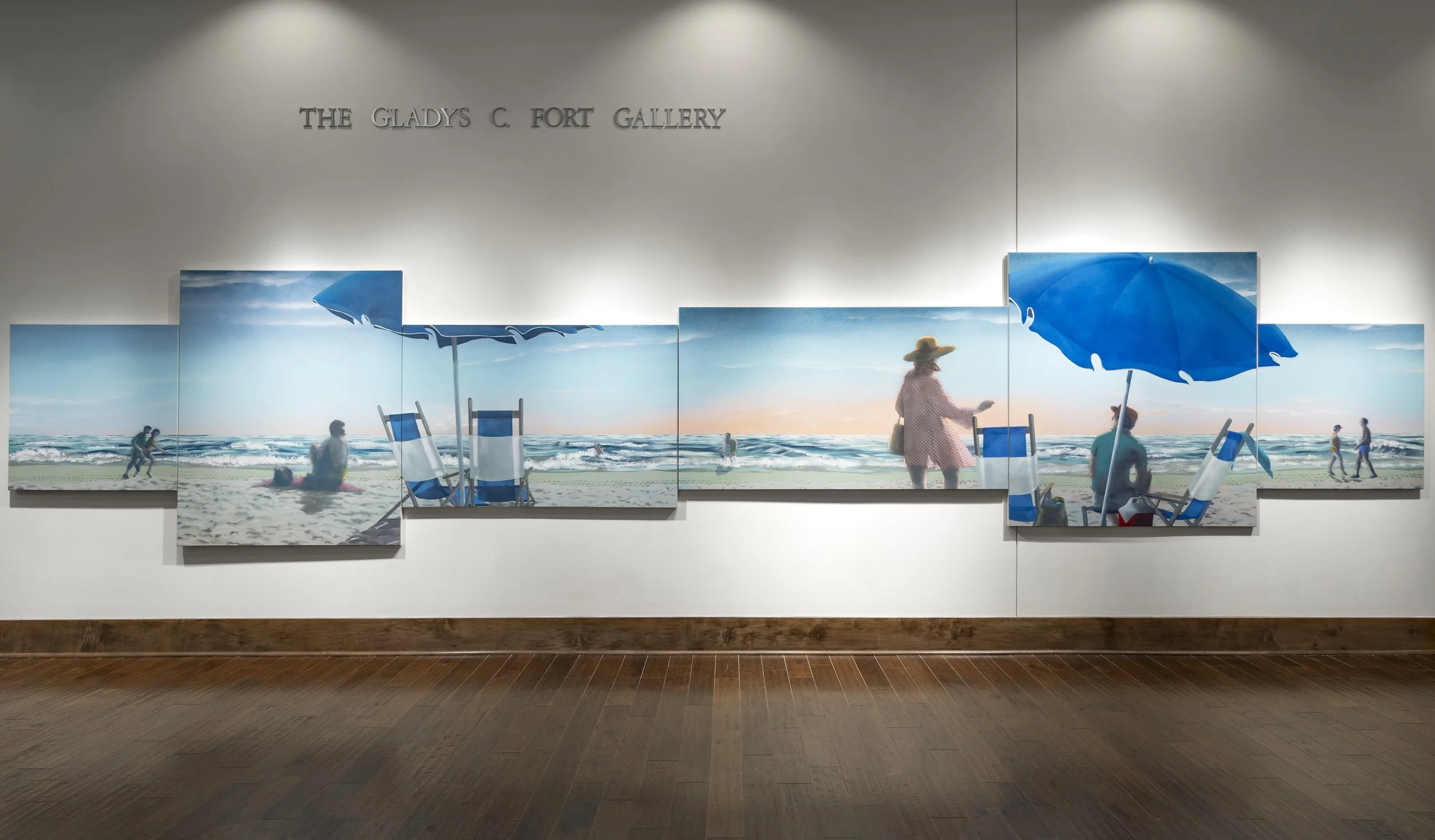  Installation View,  The Hard Edge &amp; The Soft Line: A Retrospective of Maud Gatewood  (June 28 - January 5, 2025), Blowing Rock Art &amp; History Museum. Photo: Josh White 