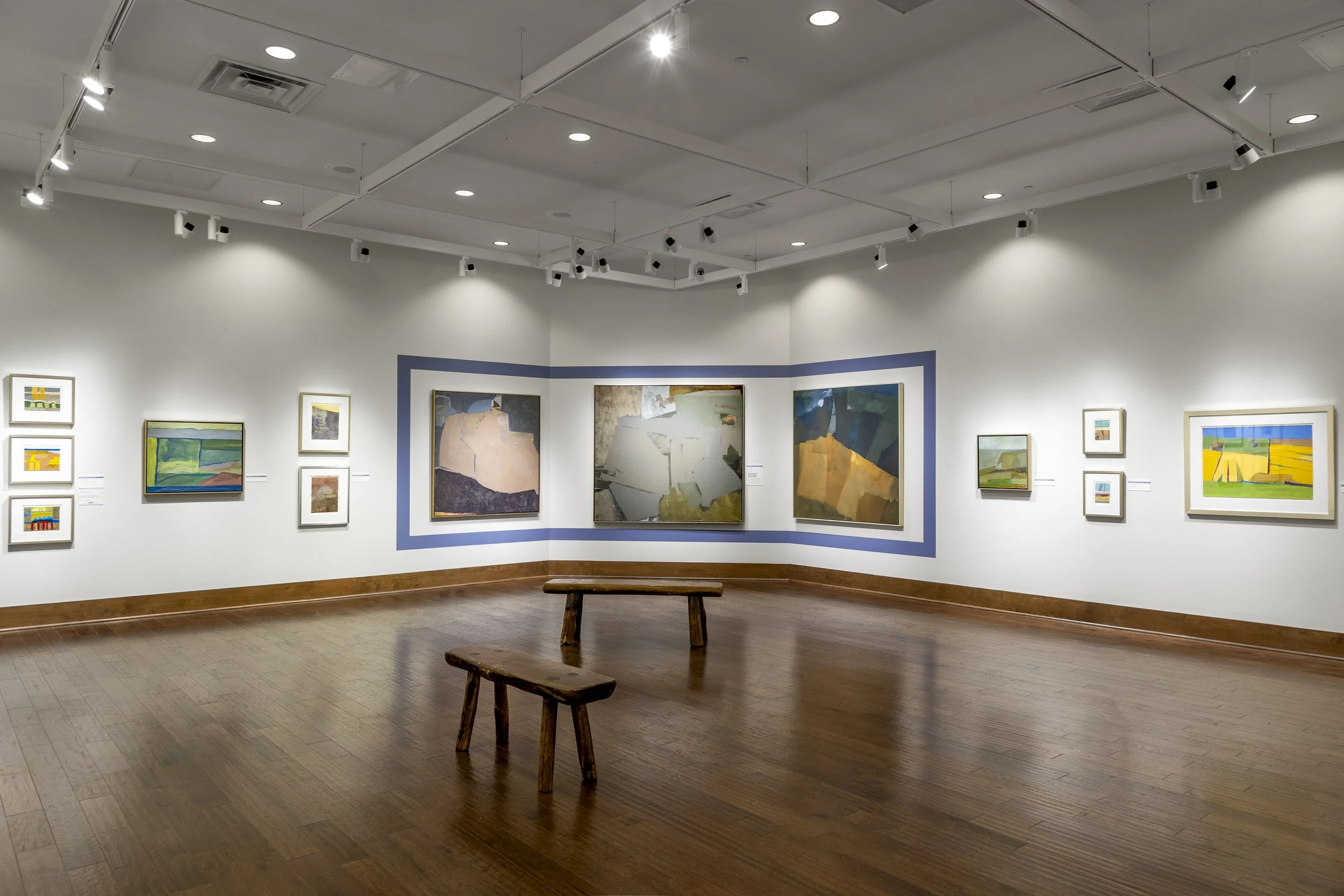  Installation View,  Lee Hall: Immediate Landscapes  (November 21 - May 5, 2024), Blowing Rock Art &amp; History Museum. Photo: Josh White 