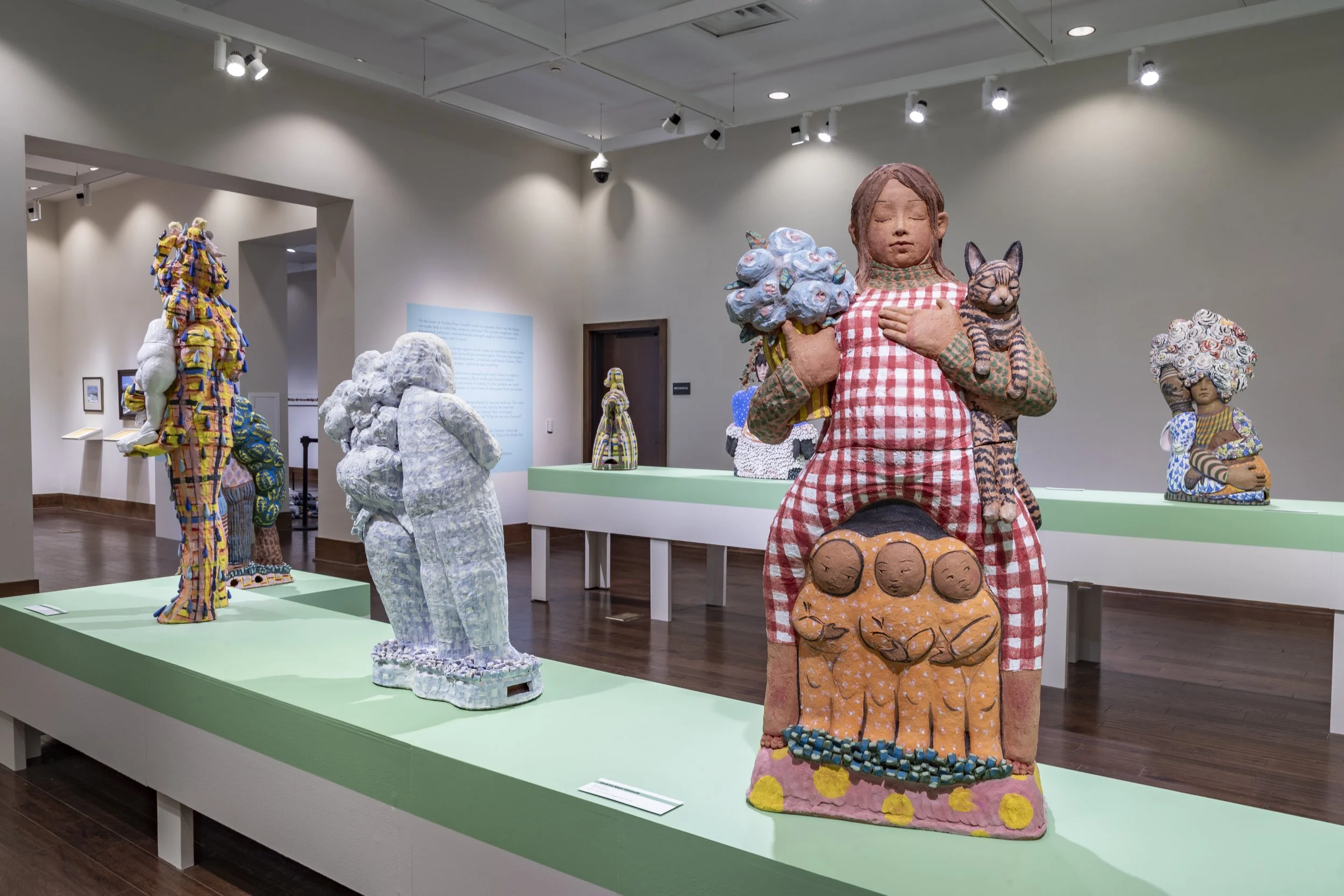  Installation View,  Andréa Keys Connell: Pattern Mapping  (June 28 - November 29, 2025), Blowing Rock Art &amp; History Museum. Photo: Josh White 