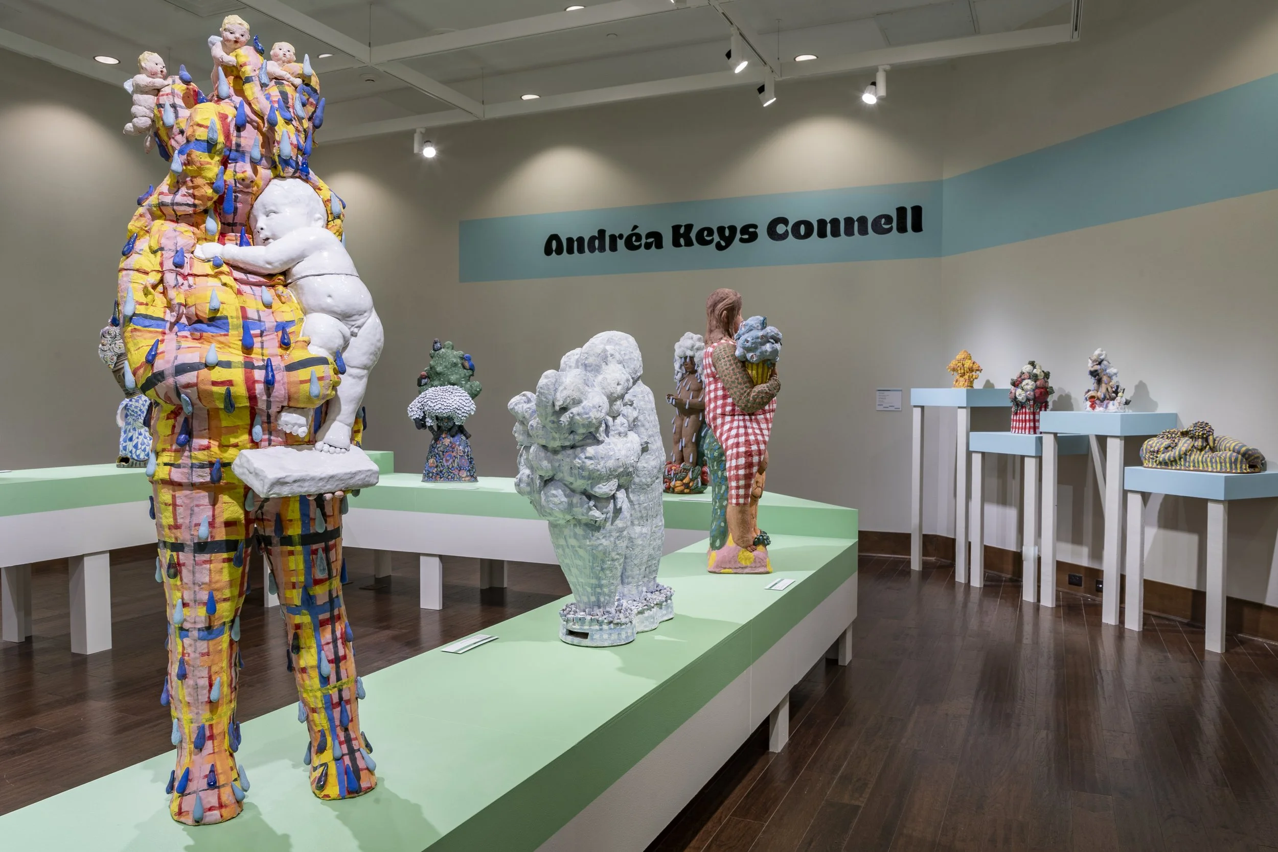  Installation View,  Andréa Keys Connell: Pattern Mapping  (June 28 - November 29, 2025), Blowing Rock Art &amp; History Museum. Photo: Josh White 