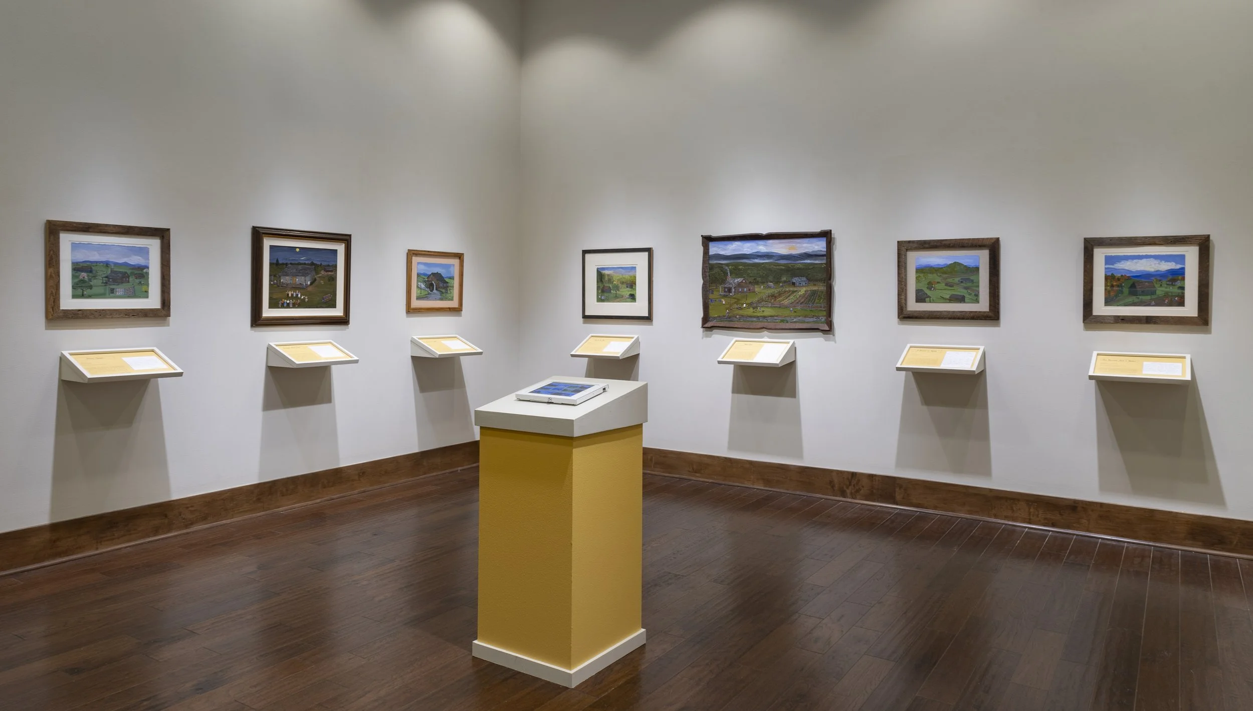  Installation View,  Arlee Mains: A Life in Watauga  (June 28 - November 29, 2025), Blowing Rock Art &amp; History Museum. Photo: Josh White 