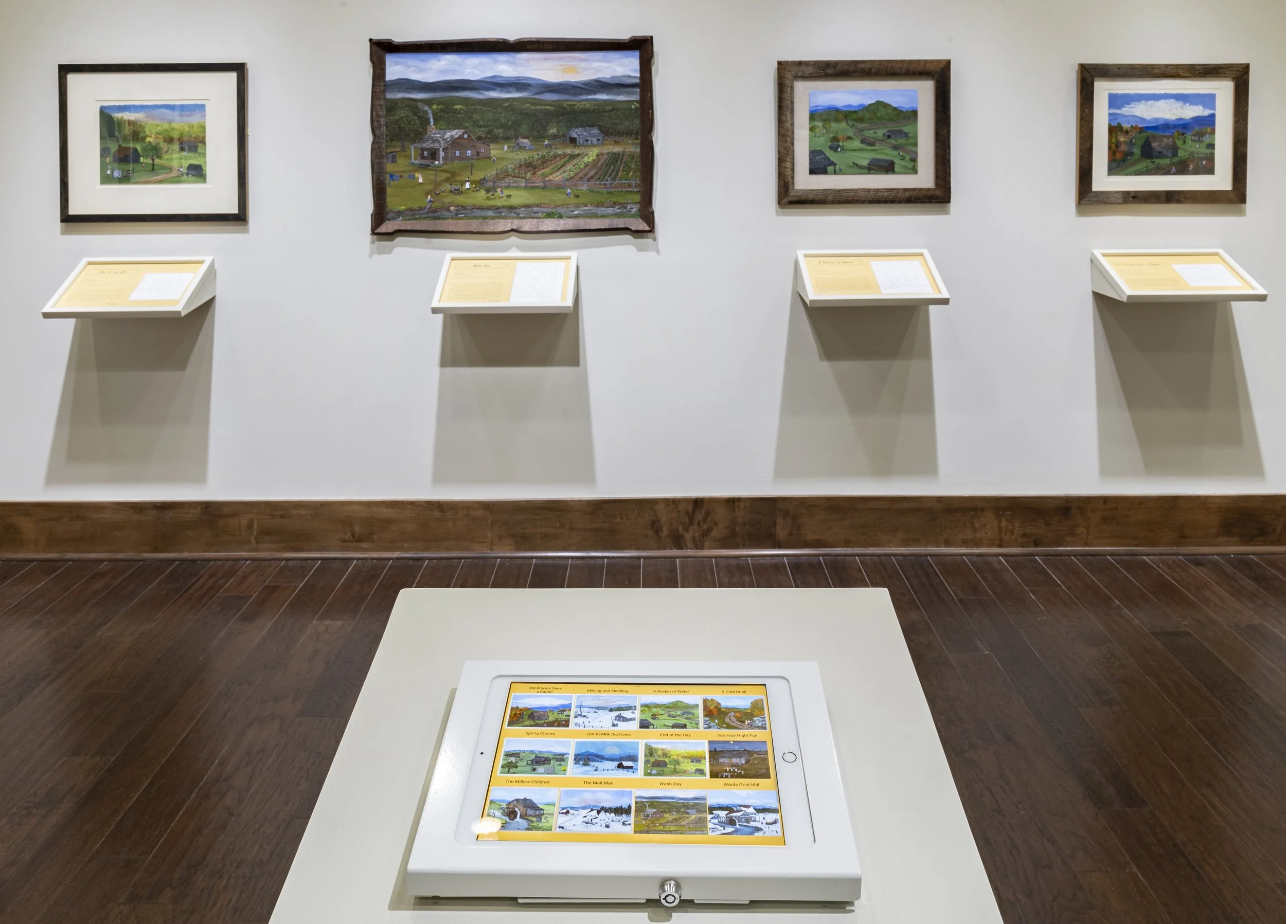  Installation View,  Arlee Mains: A Life in Watauga  (June 28 - November 29, 2025), Blowing Rock Art &amp; History Museum. Photo: Josh White 