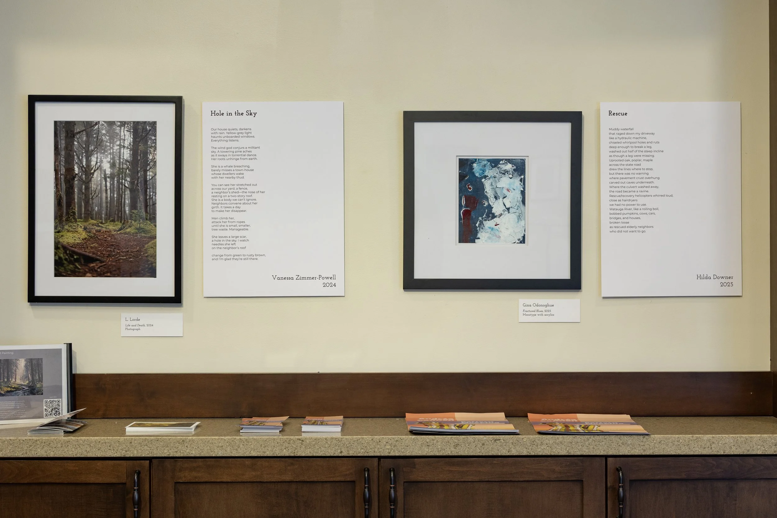  Installation View,  ARS POETICA III: A Juried Exhibition  (September 6 - November 13, 2025), Blowing Rock Art &amp; History Museum. Photo: Josh White 