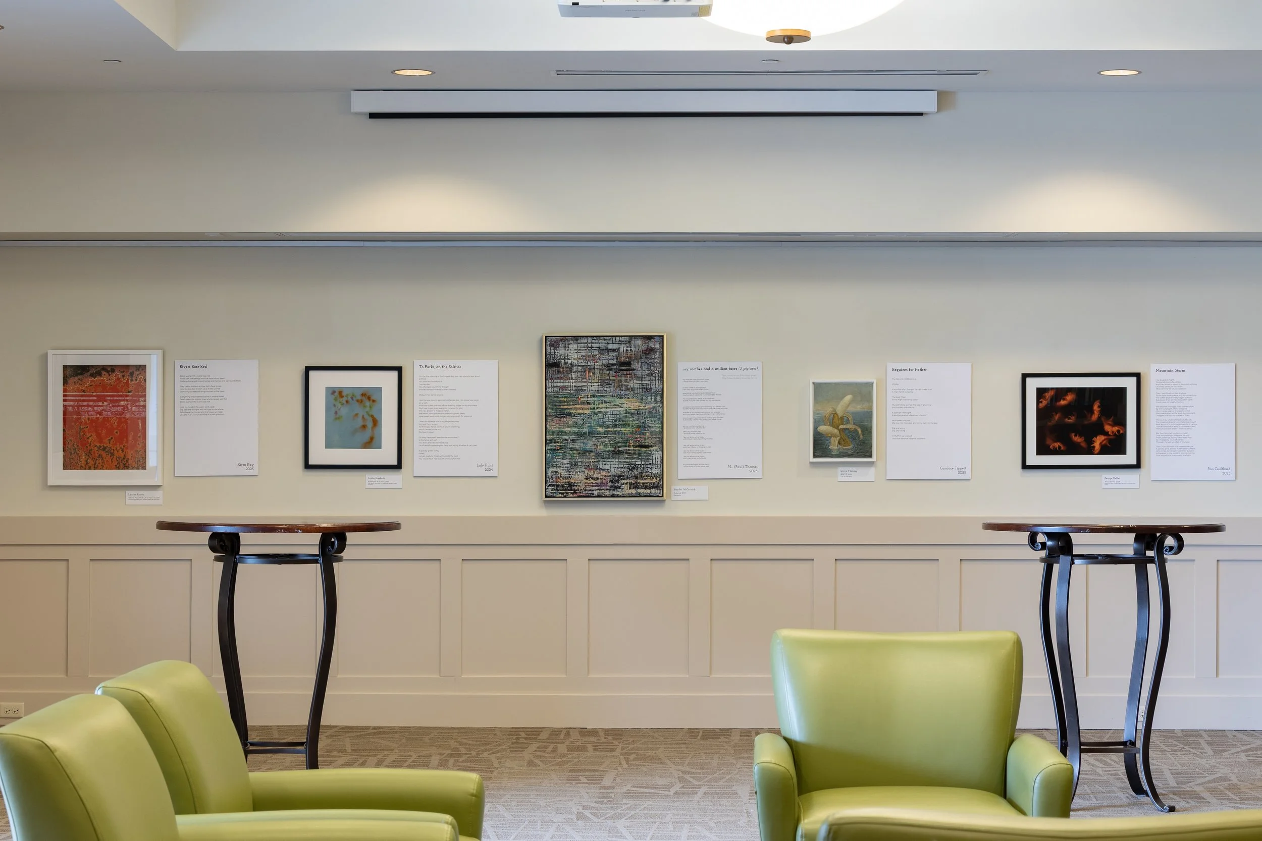  Installation View,  ARS POETICA III: A Juried Exhibition  (September 6 - November 13, 2025), Blowing Rock Art &amp; History Museum. Photo: Josh White 