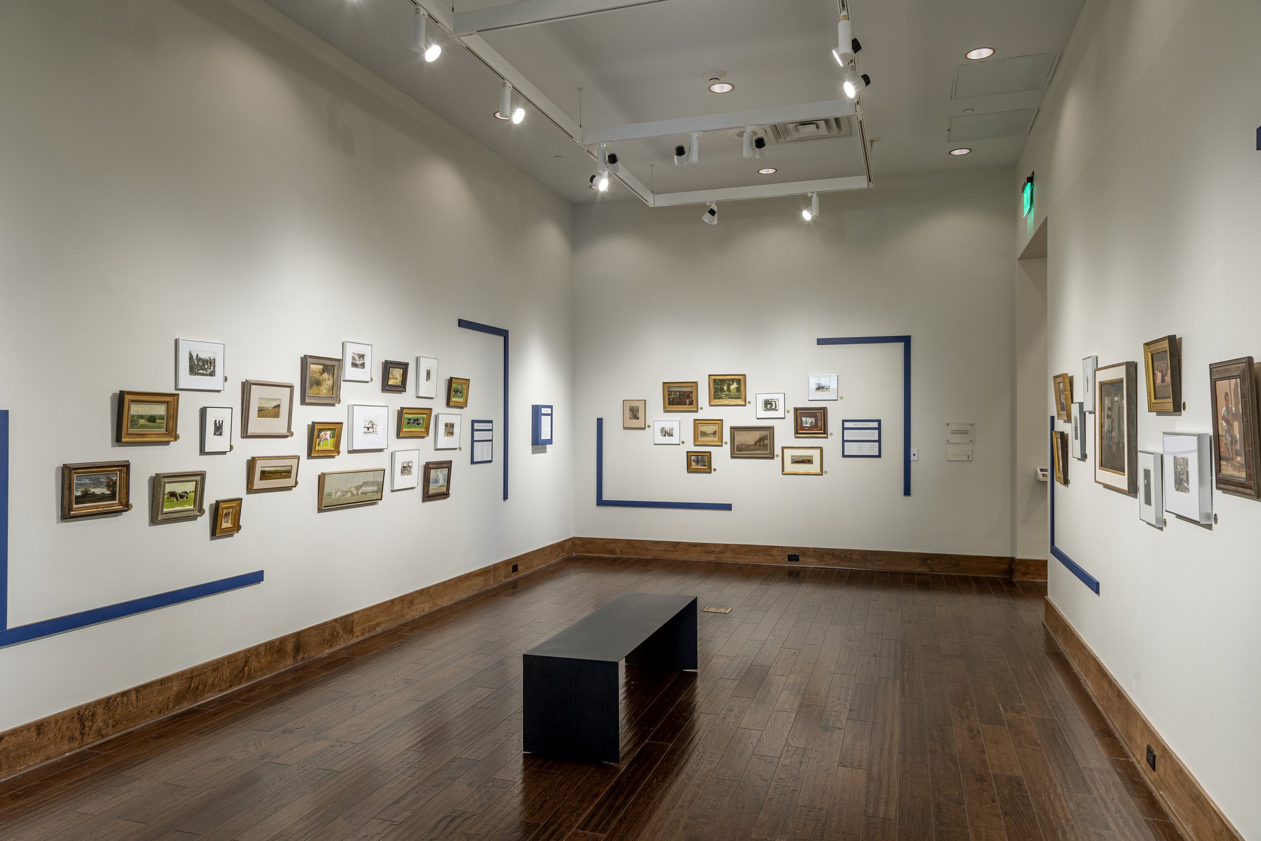  Installation View,  Jack Boul: Land, City, Home  (August 30 - March 7, 2026), Blowing Rock Art &amp; History Museum. Photo: Josh White 