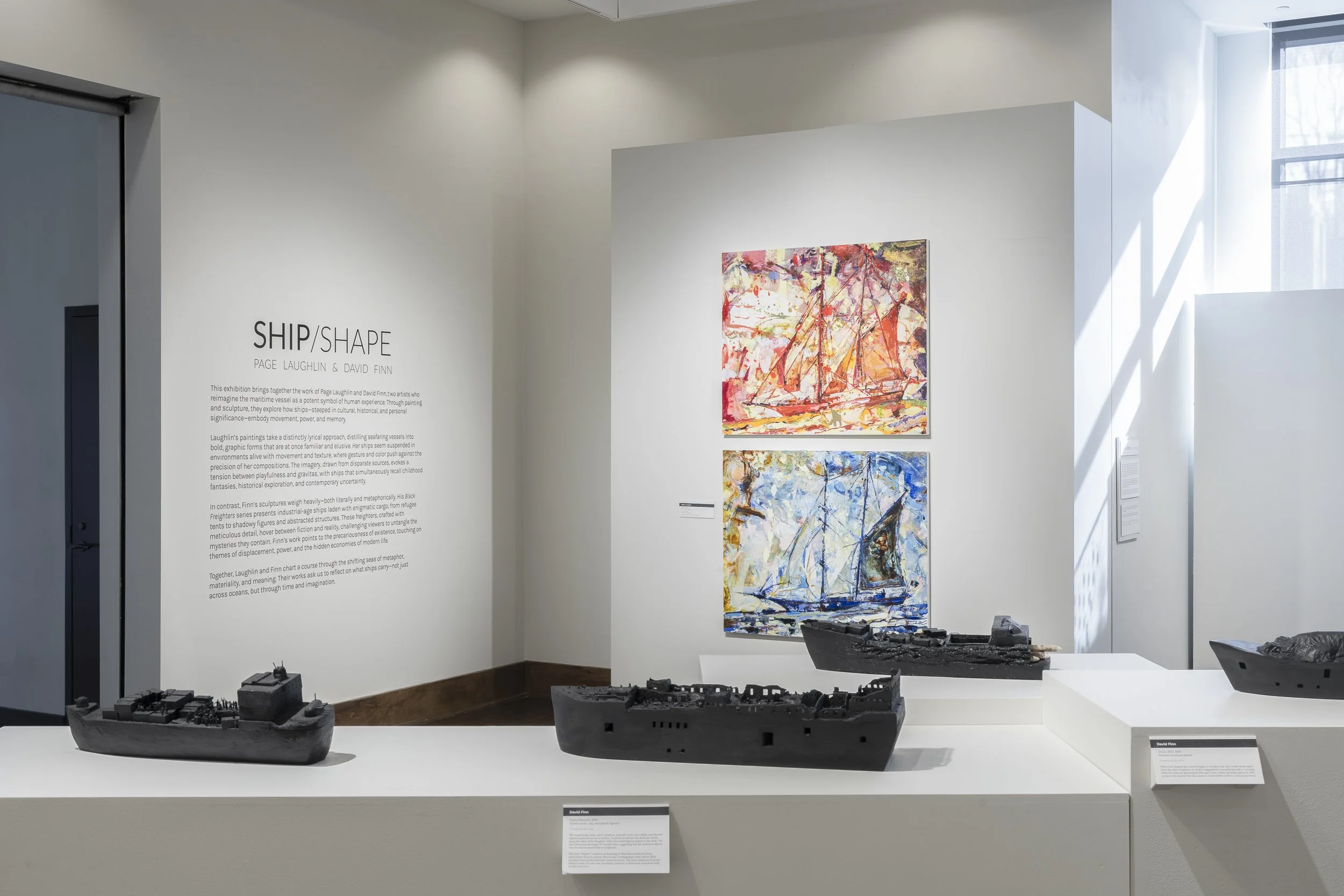  Installation View,  SHIP/SHAPE  (January 25 - May 4, 2025), Blowing Rock Art &amp; History Museum. Photo: Josh White 