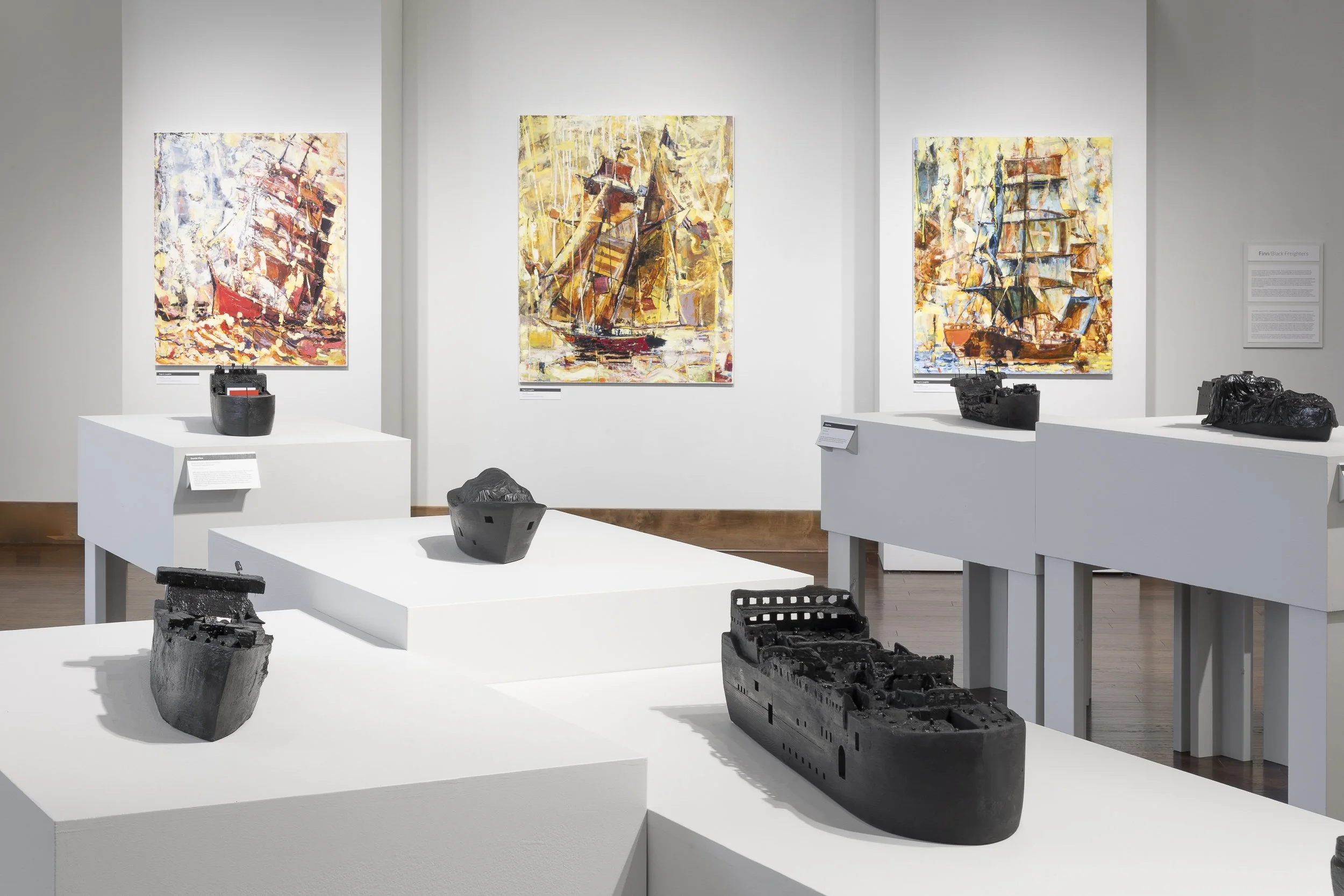  Installation View,  SHIP/SHAPE  (January 25 - May 4, 2025), Blowing Rock Art &amp; History Museum. Photo: Josh White 
