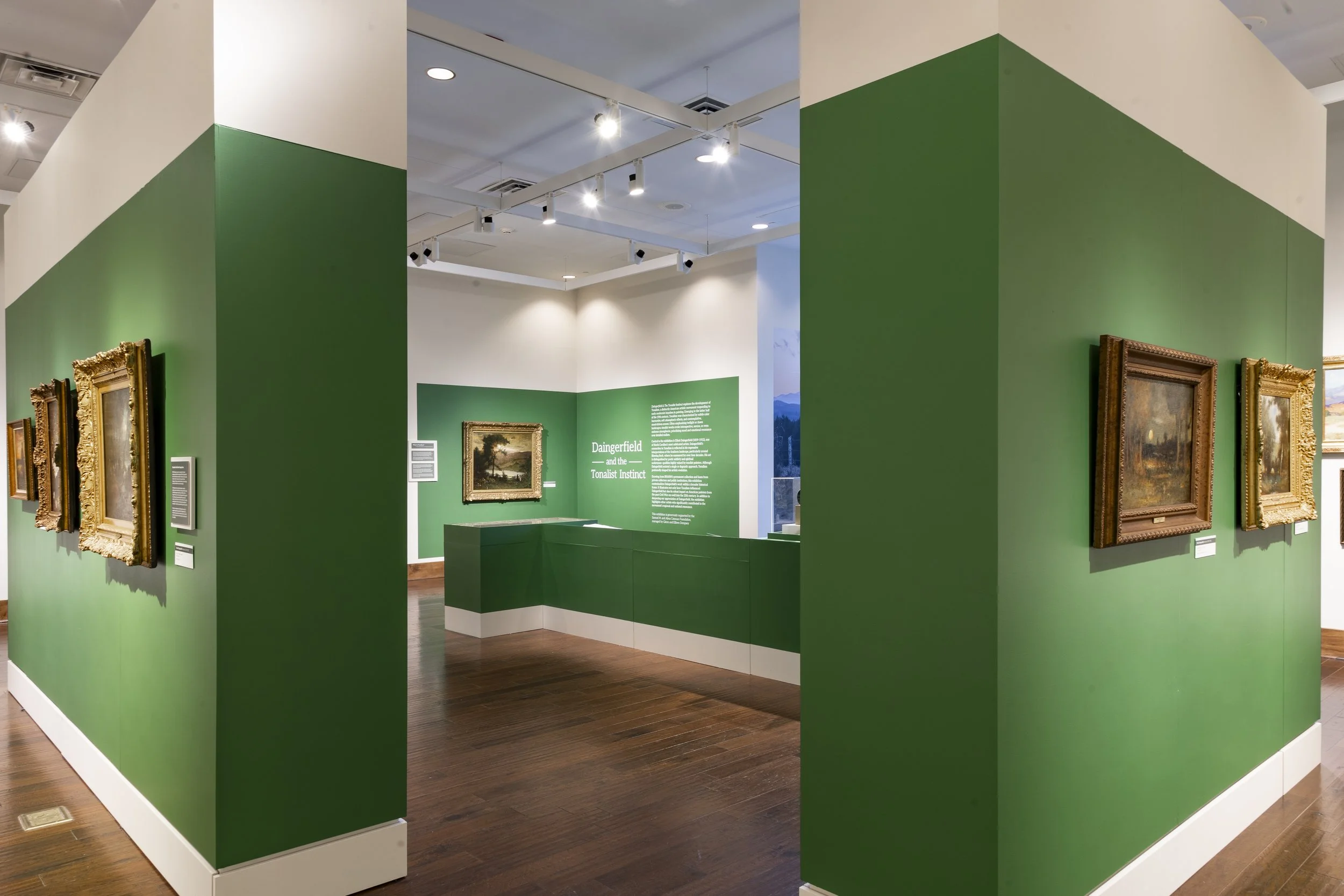  Installation View,  Daingerfield &amp; The Tonalist Instinct  (May 31 - October 19, 2025), Blowing Rock Art &amp; History Museum. Photo: Josh White 