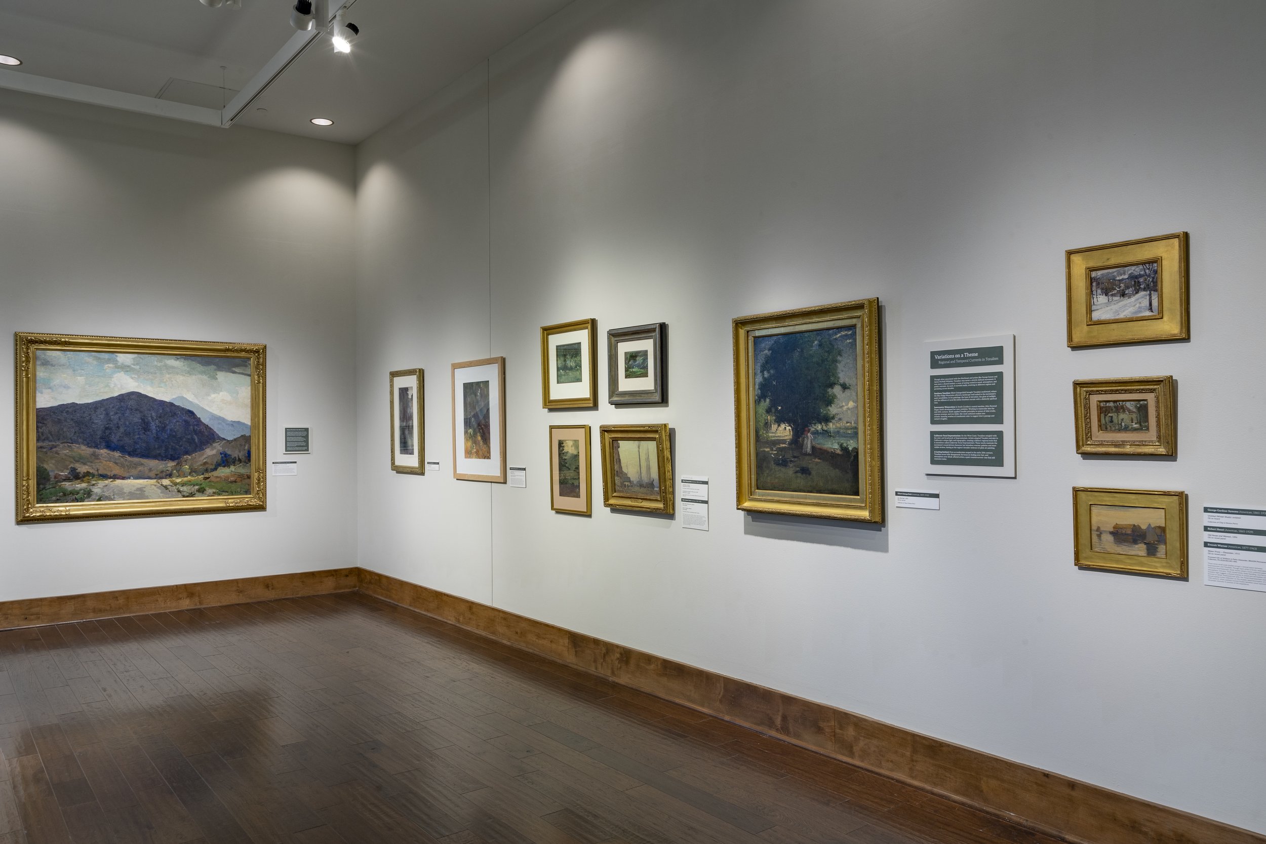 Installation View,  Daingerfield &amp; The Tonalist Instinct  (May 31 - October 19, 2025), Blowing Rock Art &amp; History Museum. Photo: Josh White 