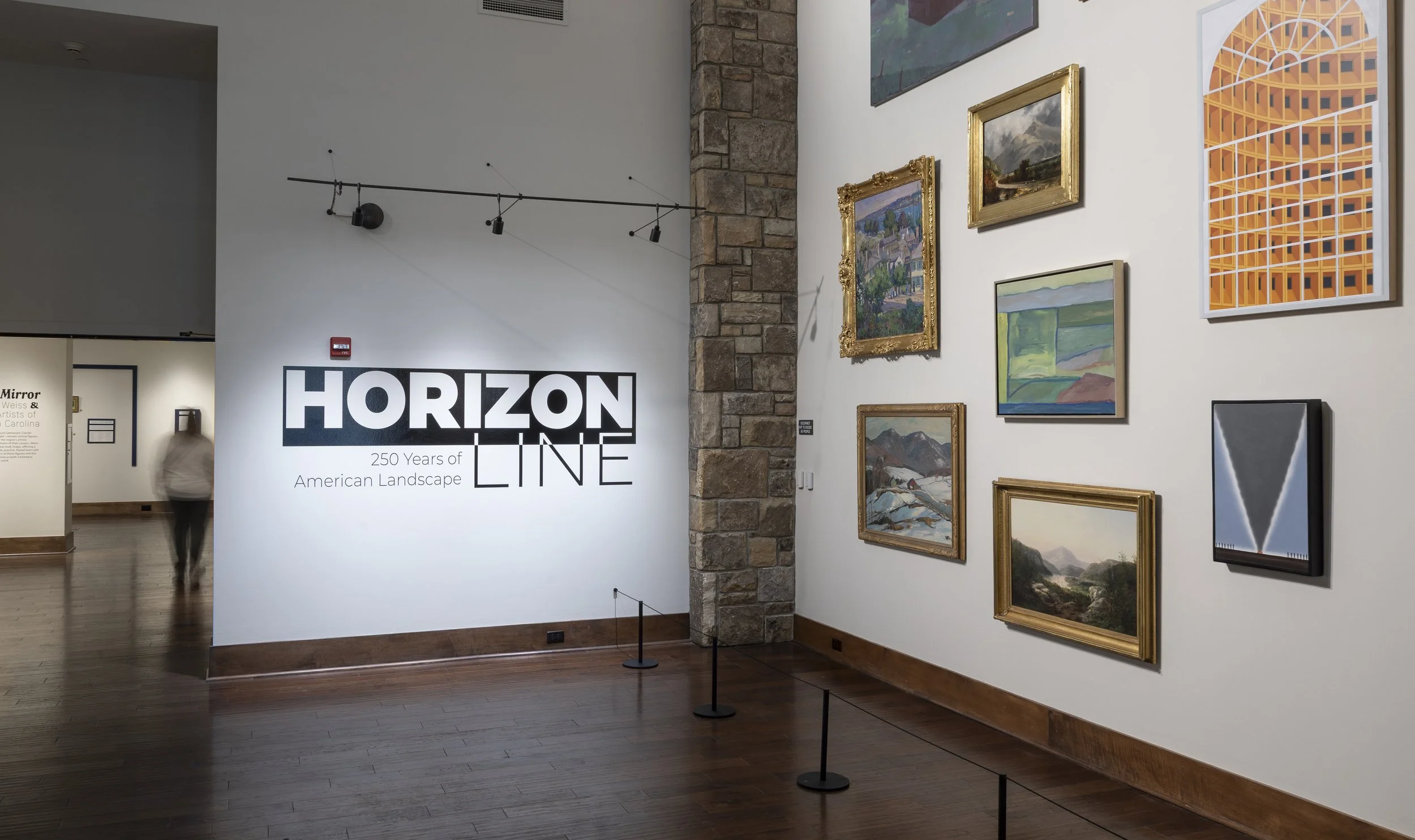 Installation View,  Horizon Line: 250 Years of American Landscape  (February 28 - August 30, 2026), Blowing Rock Art &amp; History Museum. Photo: Josh White 