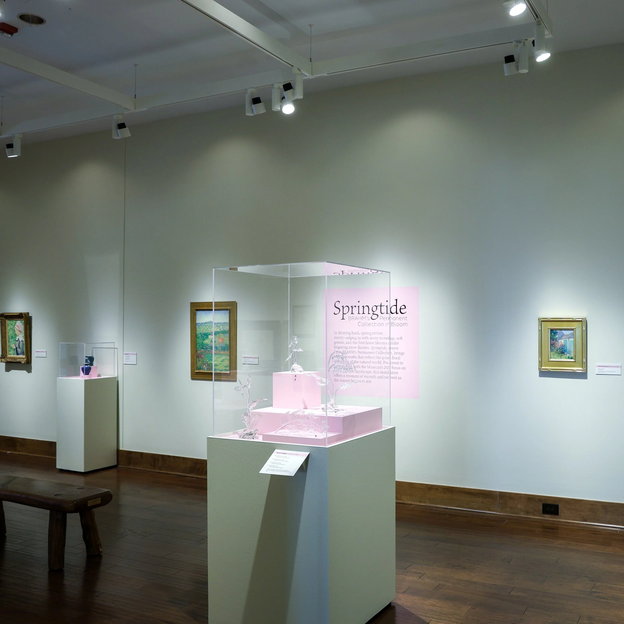  Installation View,  Springtide: BRAHM’s Permanent Collection in Bloom   (March 28 - May 24, 2026), Blowing Rock Art &amp; History Museum. Photo: Josh White 