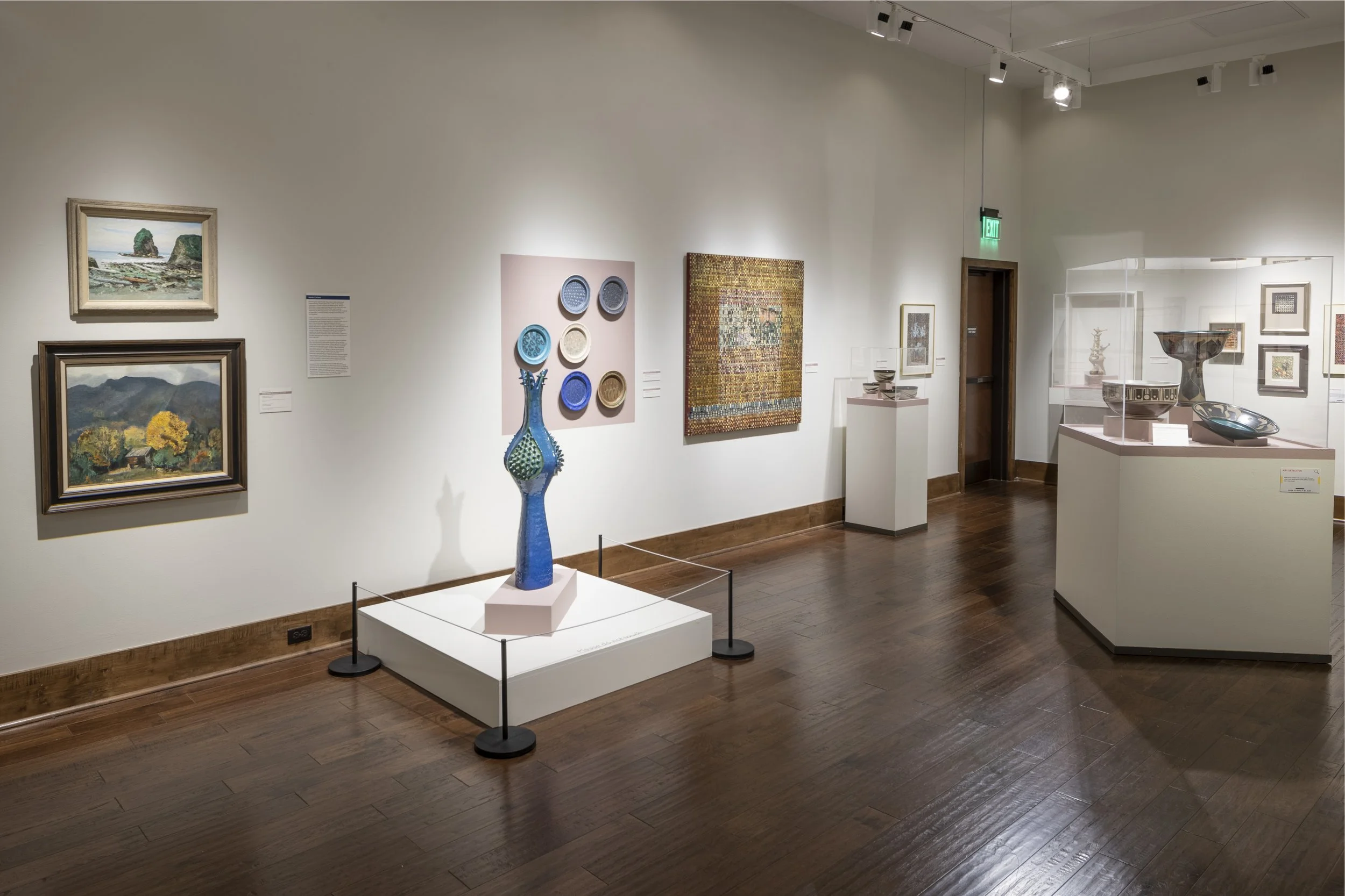  Installation View,  Artists Alley: Building a Creative Community in Blowing Rock   (May 26 - October 29. 2023), Blowing Rock Art &amp; History Museum. Photo: Josh White 