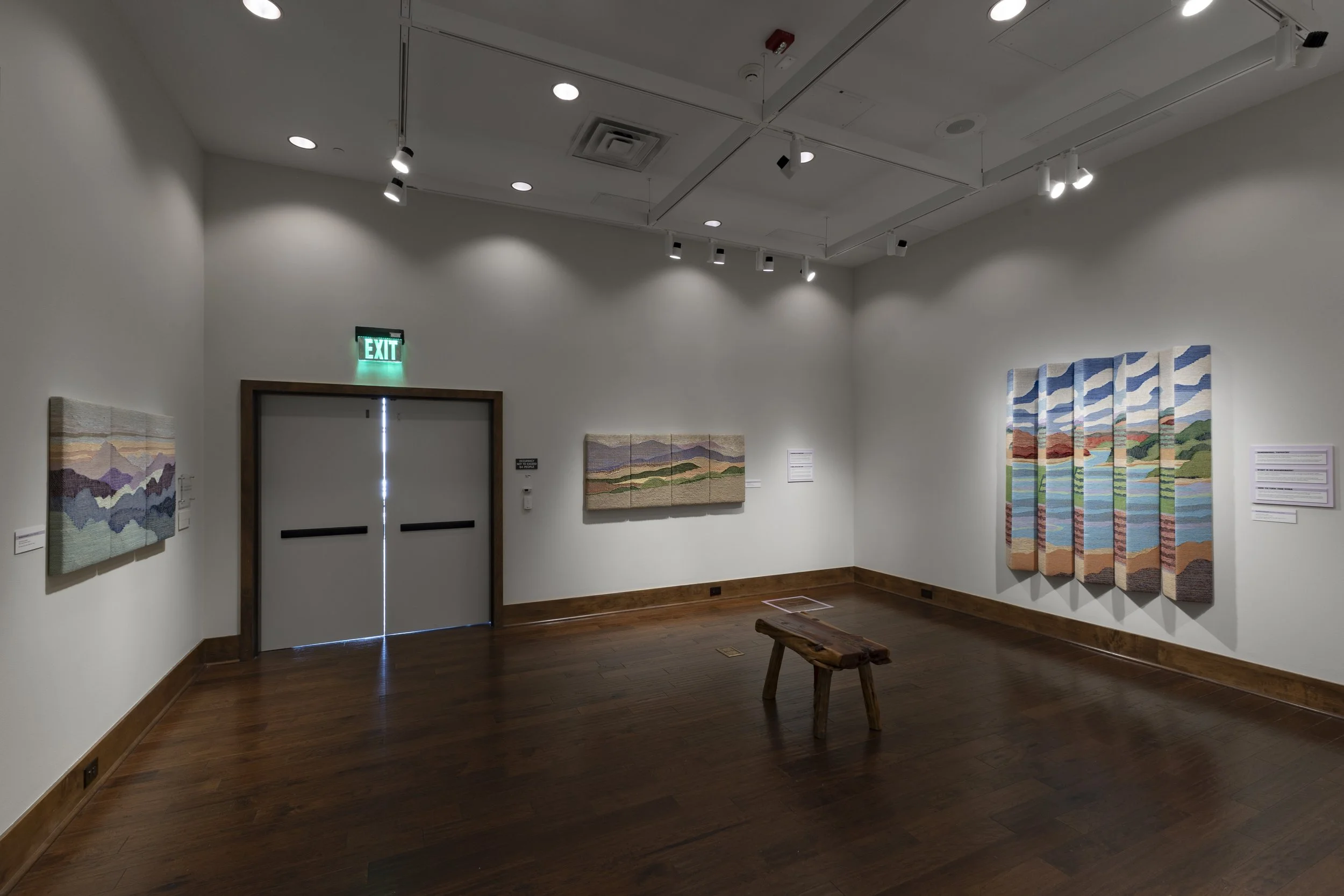  Installation View,  Barbara Grenell: Mountain Tapestries  (May 9 - October 11, 2026), Blowing Rock Art &amp; History Museum. Photo: Josh White 