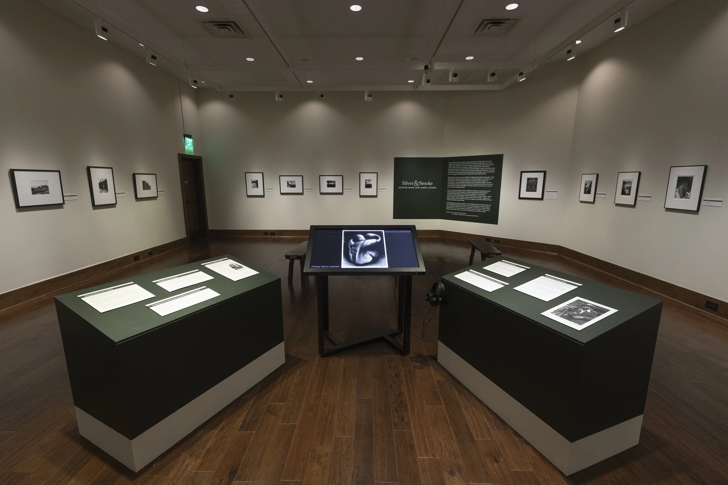  Installation View,  Silver &amp; Smoke: George Masa &amp; Ansel Adams  (May 9 - October 4, 2026), Blowing Rock Art &amp; History Museum. Photo: Josh White 