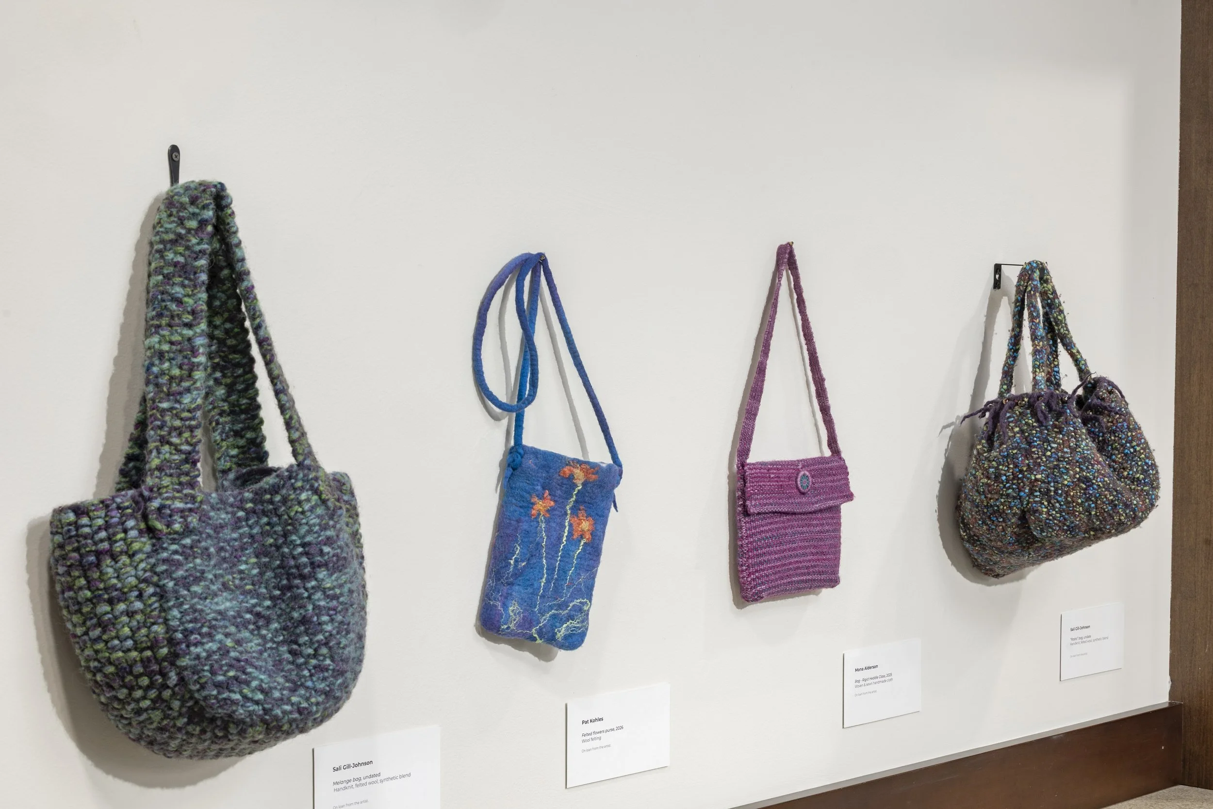  Installation View,  Take-up: Intergenerational Textiles &amp; Weaving Community in Watauga County  (June 13 - August 8, 2026), Blowing Rock Art &amp; History Museum. Photo: Josh White 
