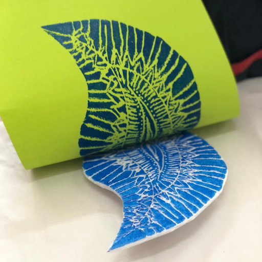 Stamps &amp; Prints at the Lois E. Harrill Senior Center
