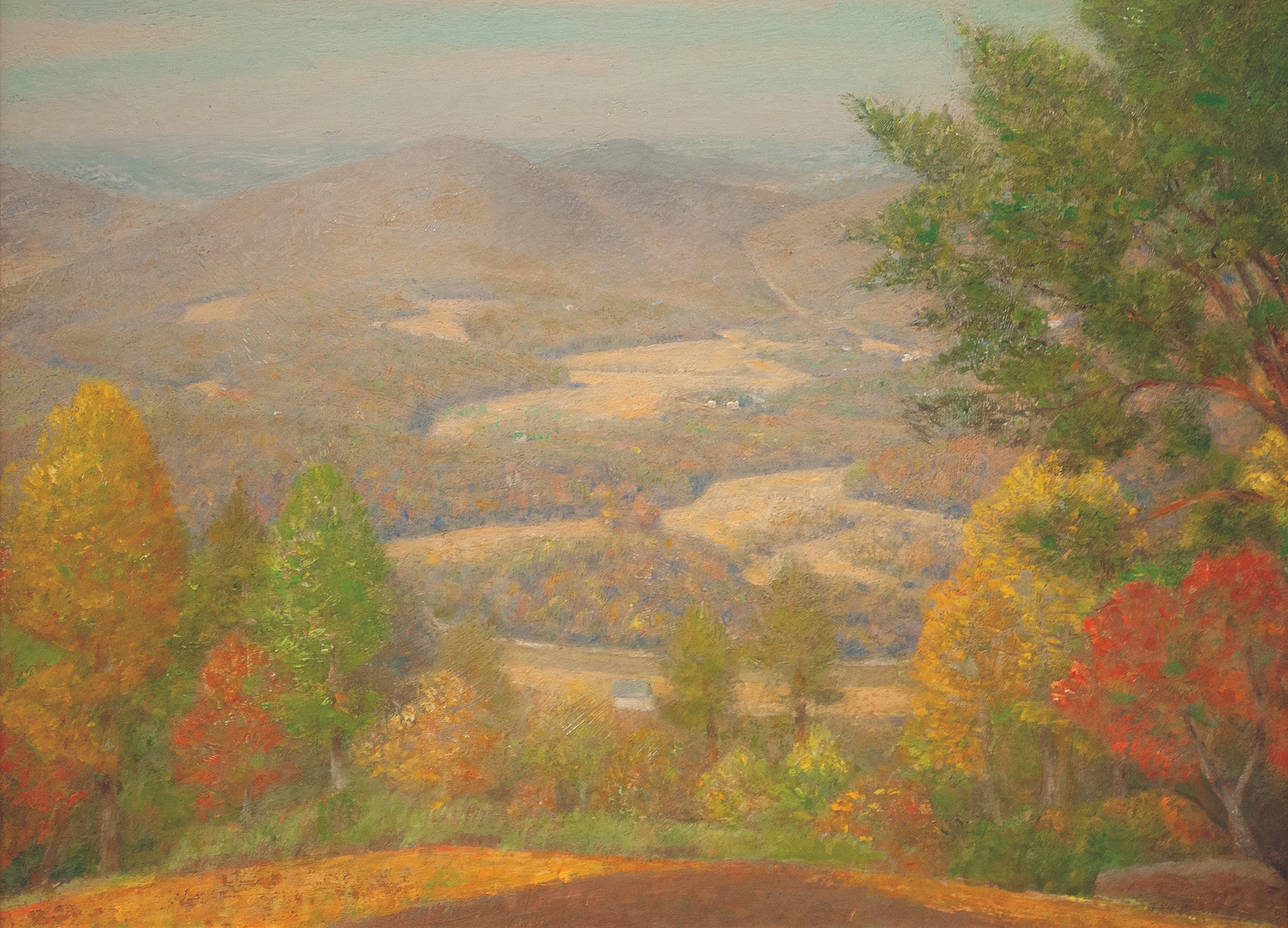  Lawrence Mazzanovich,  Untitled , c. 1925, oil on panel, 12 x 16 in. Courtesy of Asheville Art Museum, museum purchase, 2001.01.21 