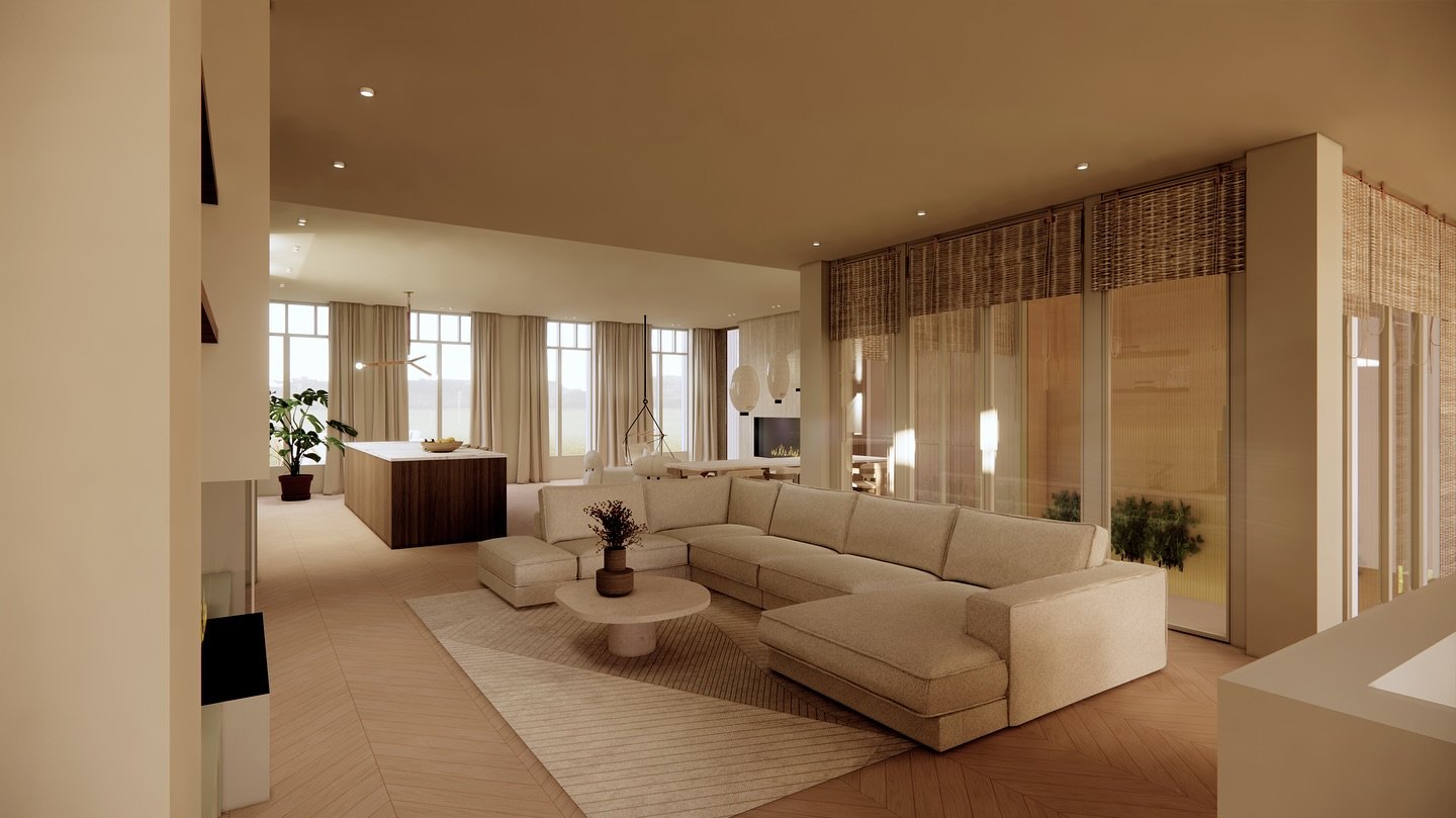 Warm tones flowing softly throughout the apartment🤎

#renders #apartment #styling #renovation #design #interior #mvinteriordesign