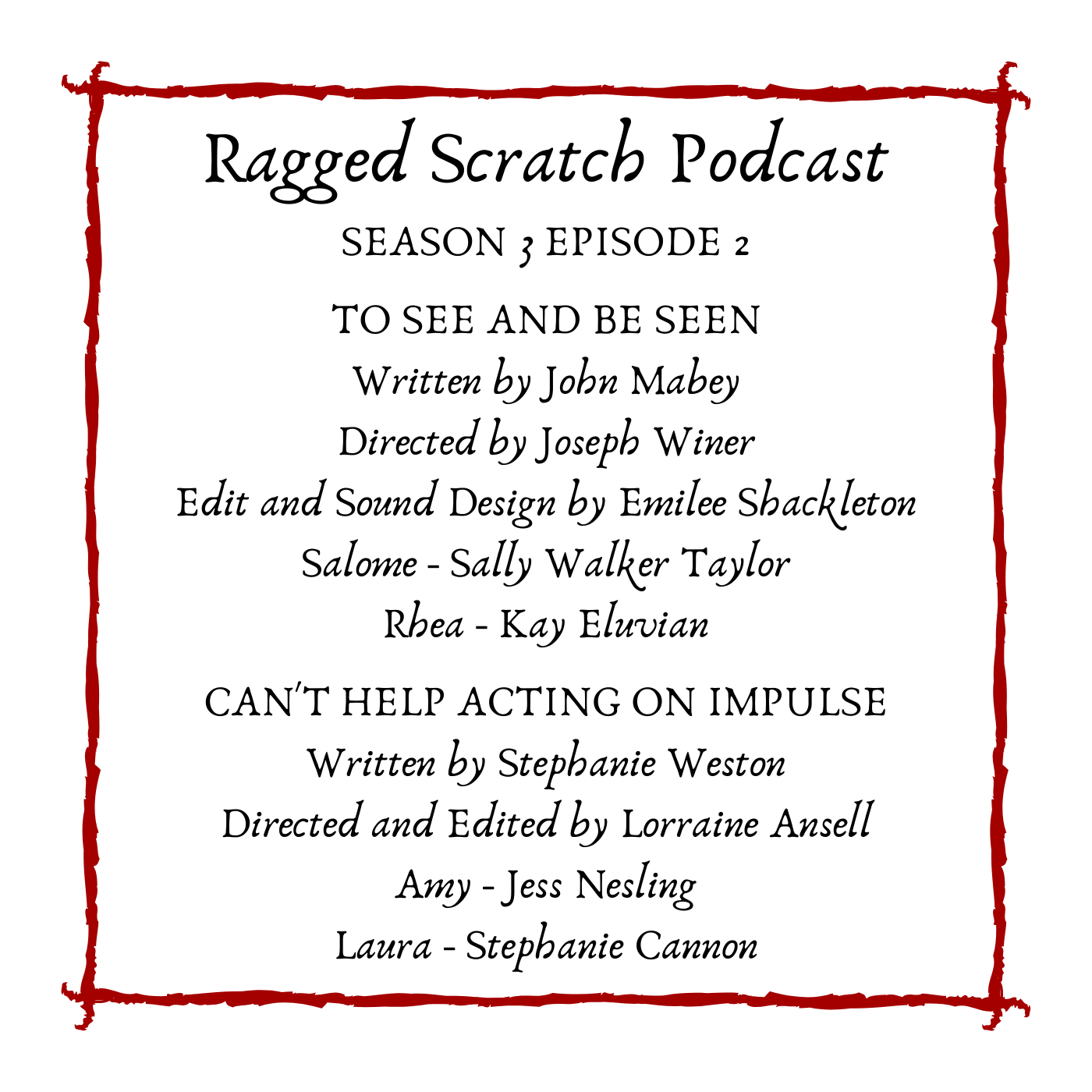 "Ragged Scratch Podcast" Podcast