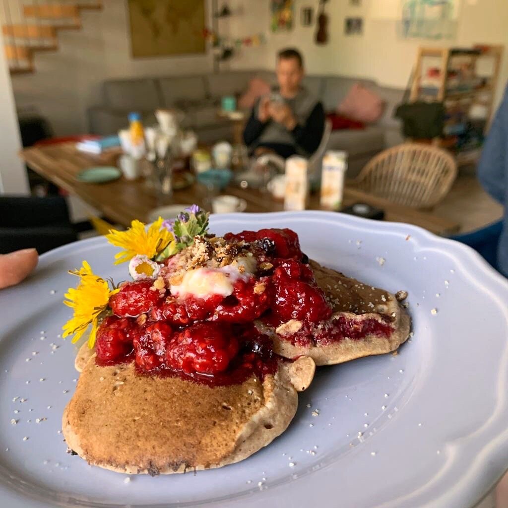 Dinkelpfannkuchen (natürlich gesüßt)