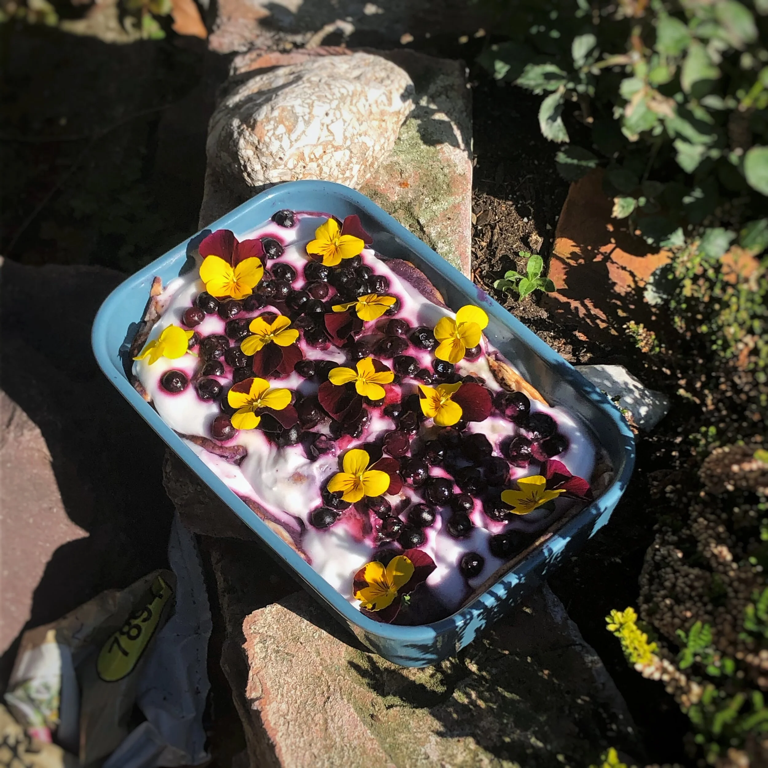 Beeren-Palatschinken-Tiramisu (natürlich gesüßt)