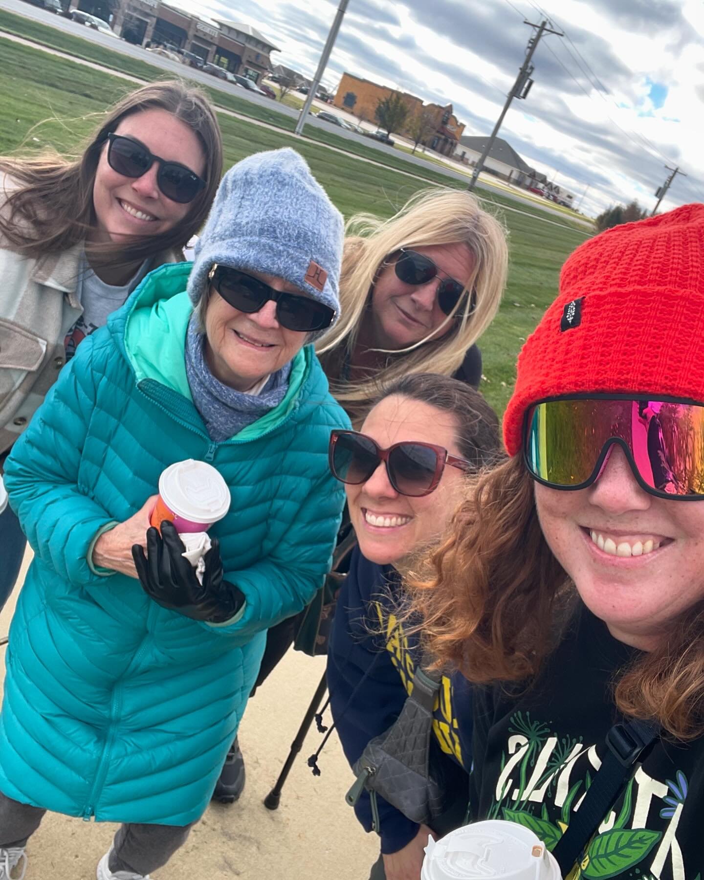 A chilly walk this morning made better by good community and hot coffee!!!

Next walk is Sunday the 17th, 3:30PM at Lake of the Woods, Elks Pavilion.

Have a great week!!
