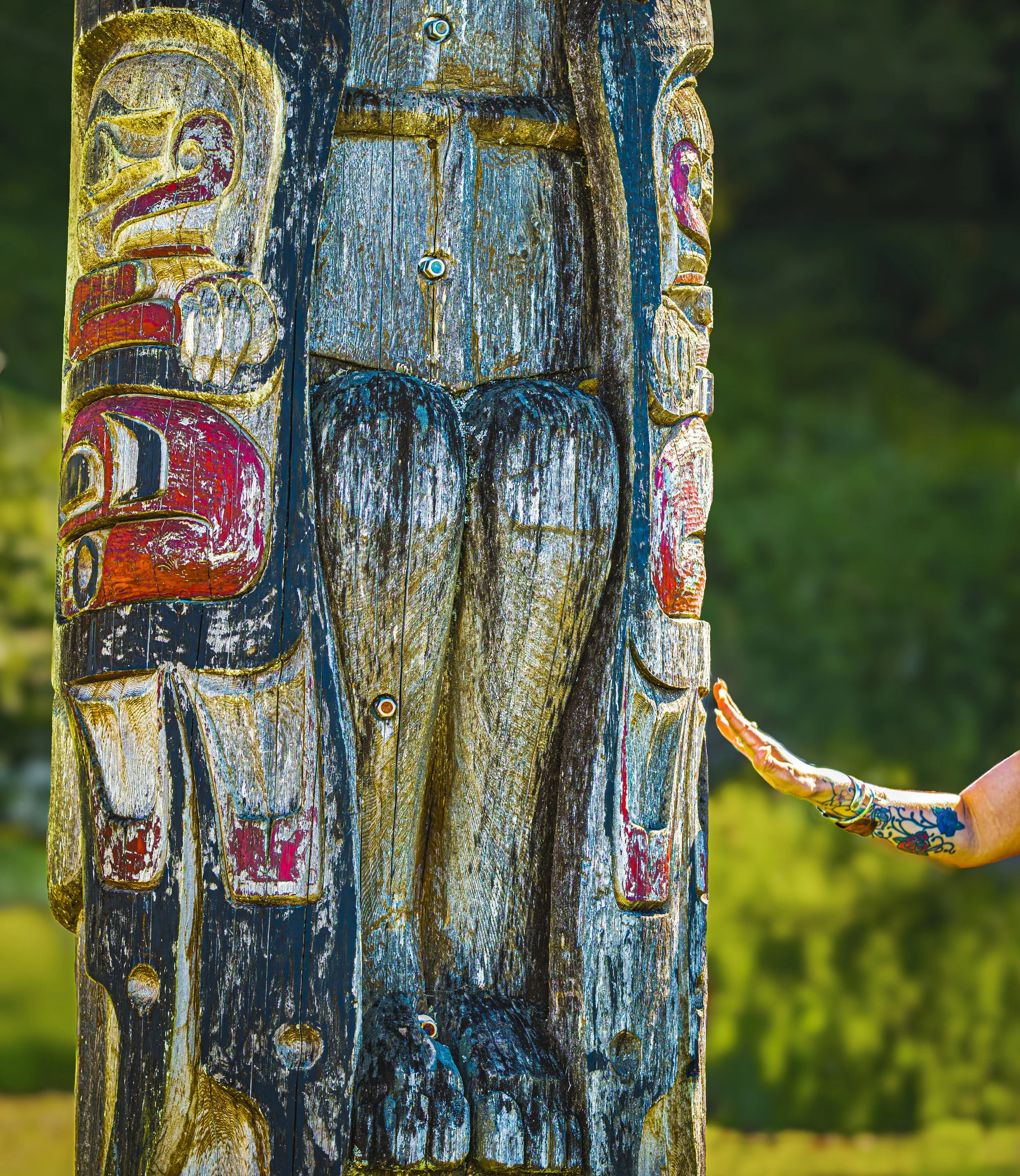 Kake Totem--an old soul filled with stories.