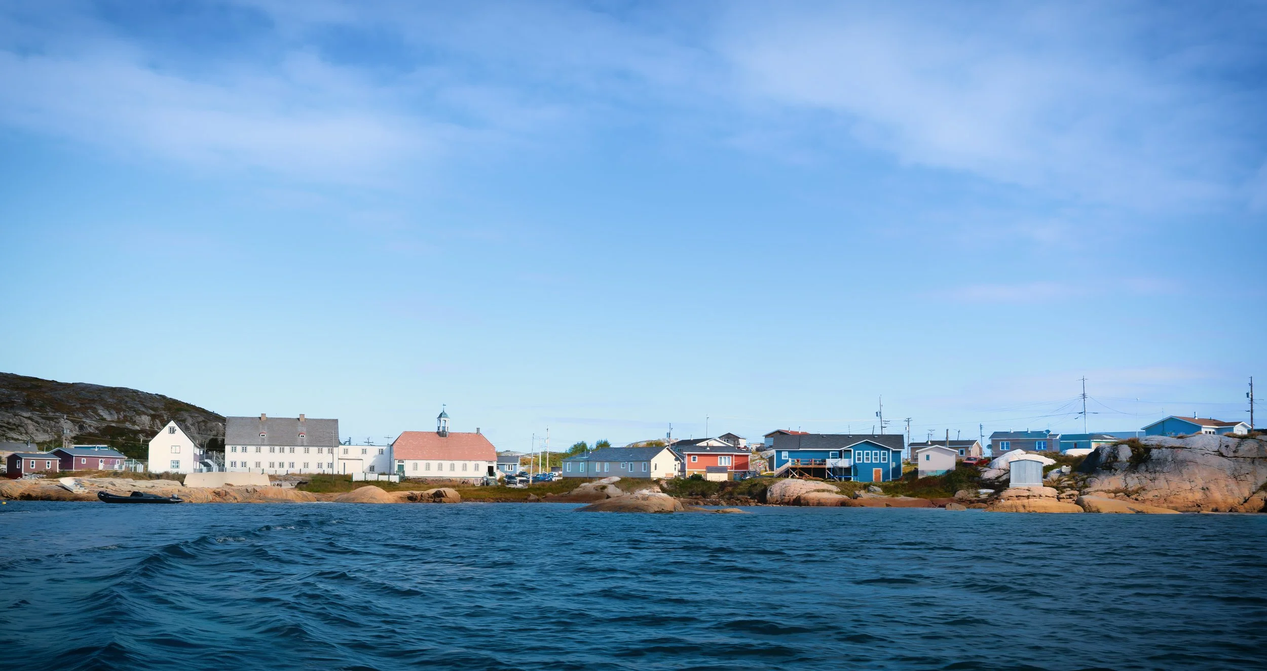 Hopedale, northern Labrador. Hopedale is the legislative capital of Nunatsiavut, and where the Nunatsiavut Assembly meets.