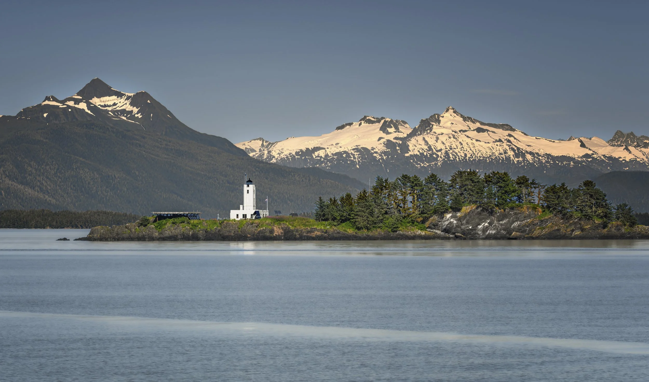 Five Finger Islands Lighthouse,between Stephens Passage and Frederick Sound.