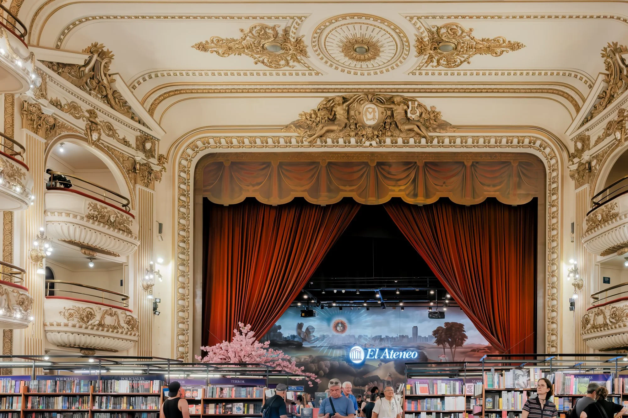 Buenos Aires theater turned book store.
