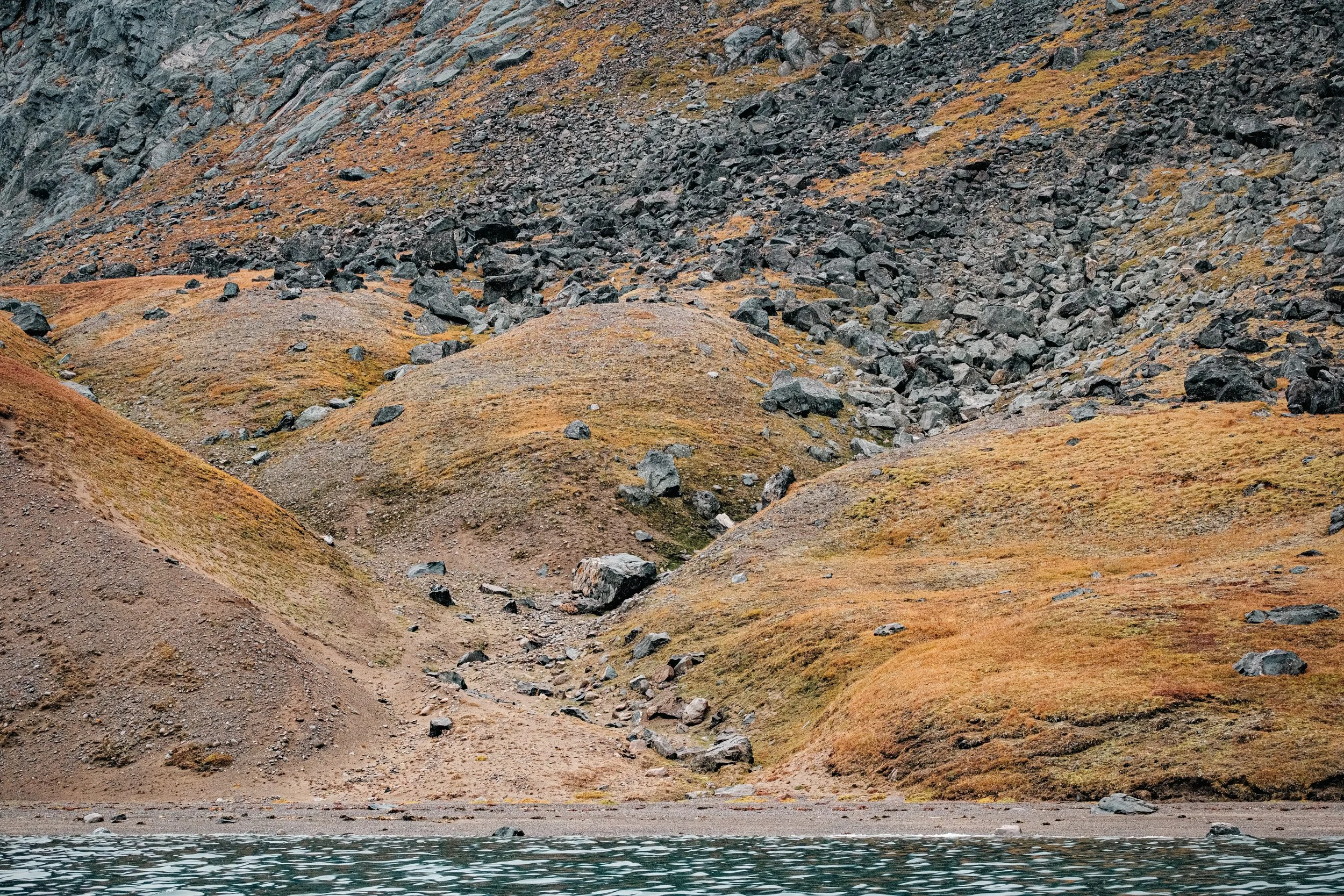 Lady Franklin Island. The rocks on the island are 2.5-4 billion years old. 