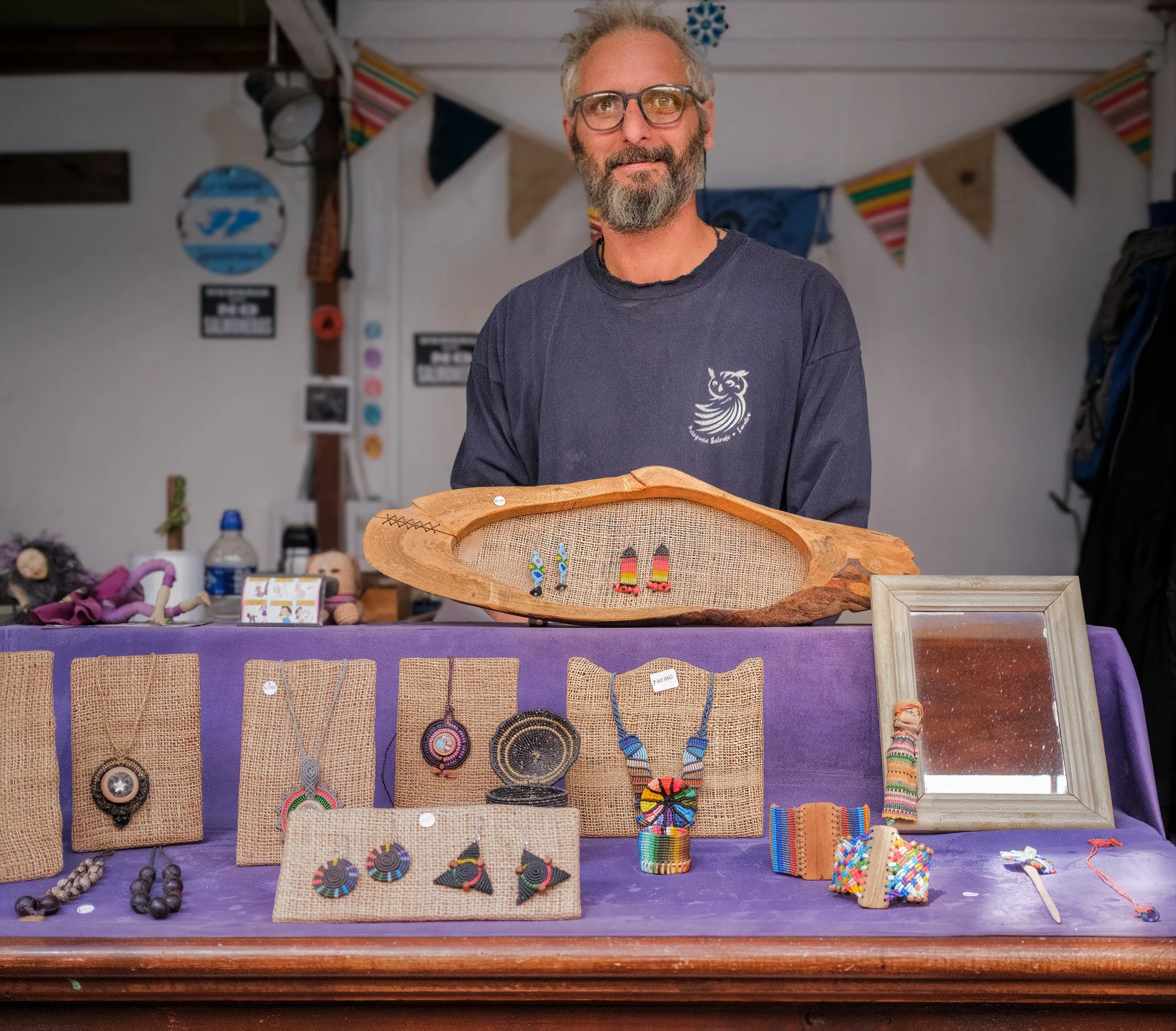 Local artisan, Ushuaia, Argentina