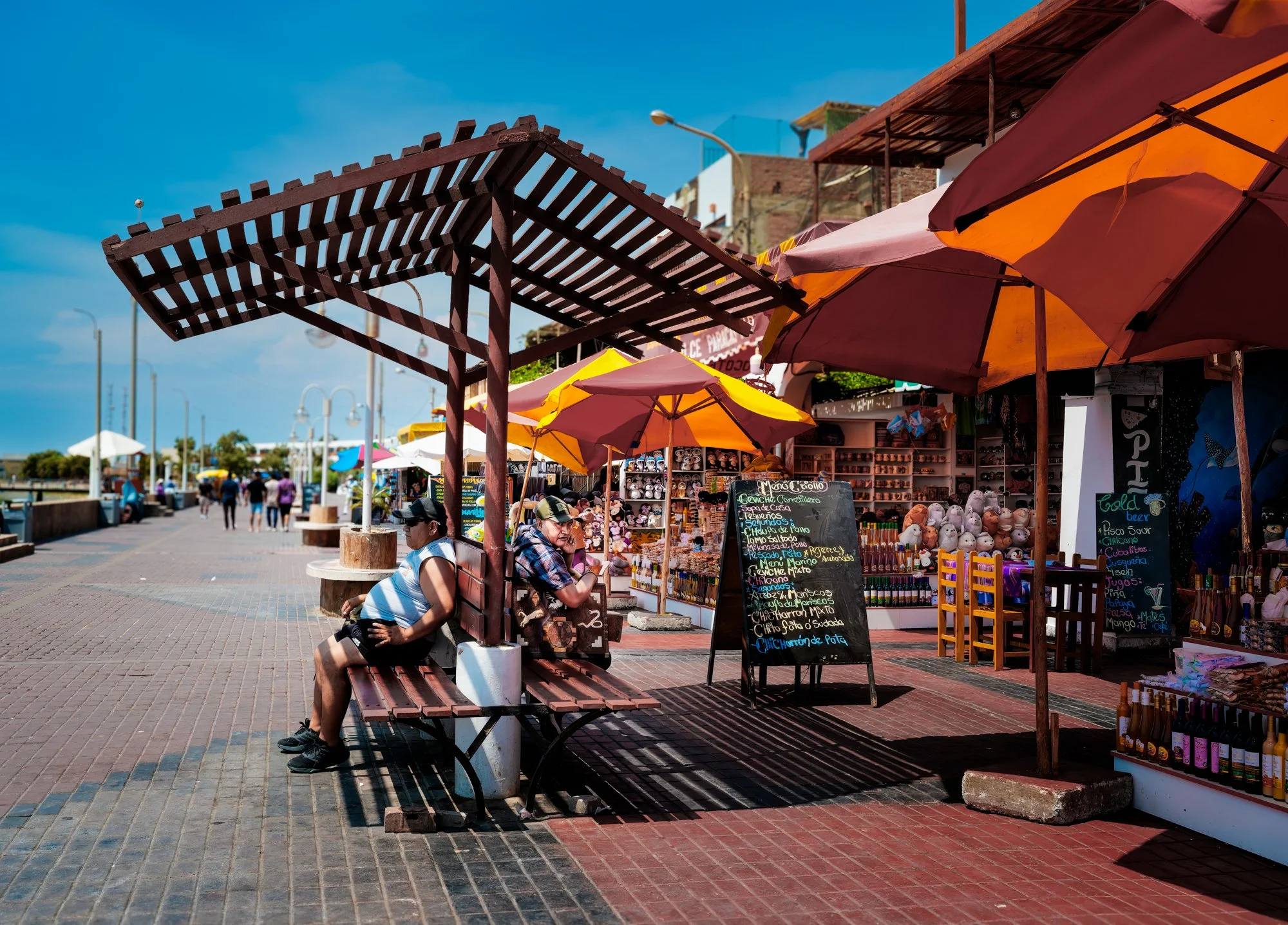 Paracus, Peru. A big tourist area for the reserve and for the islands off the coast, filled with wildlife such as seals and penguins.