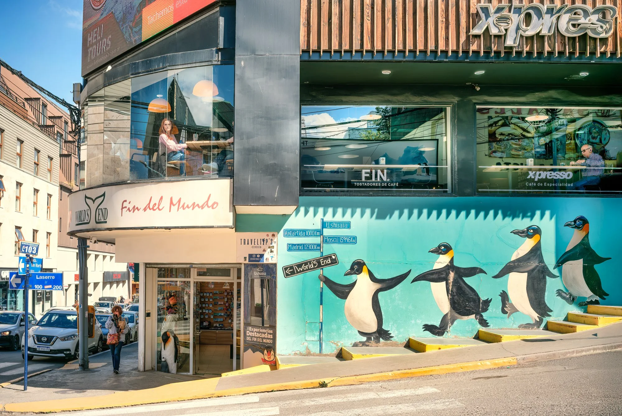 Ushuaia, Argentina, said to be the southern-most city in the world: Fin del Mundo, end of the world