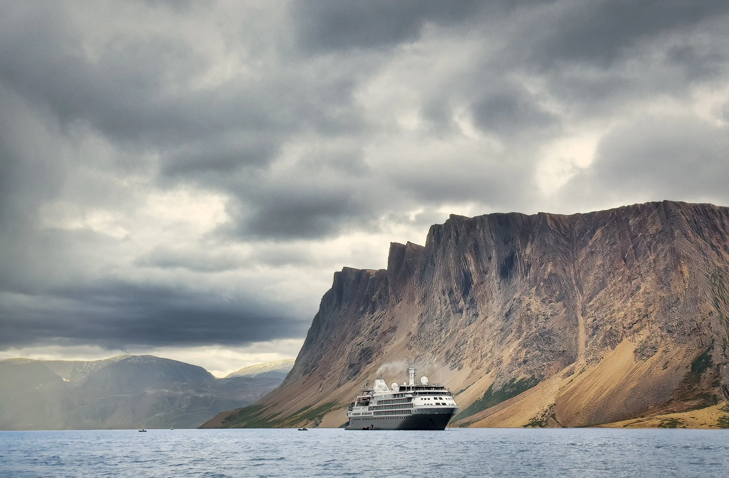 Silver Wind, part of the Silversea fleet. The expedition ship that carried us on this adventure.