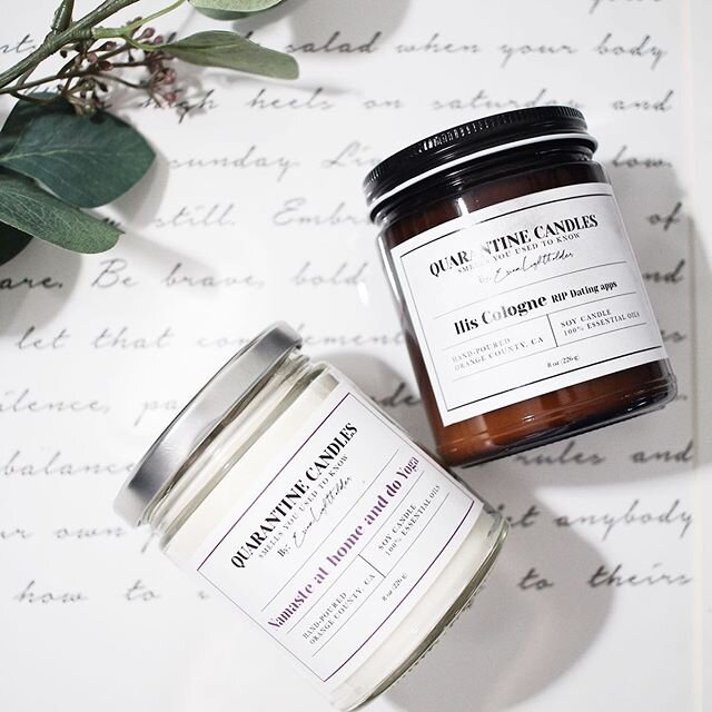 Feeling all the appreciation today as I package up orders. I hope you guys are all feeling comfy cozy on this beautiful Friday.
.
.
.
.  #candles #oc #orangecounty #california #quarantine #quarantinecandles