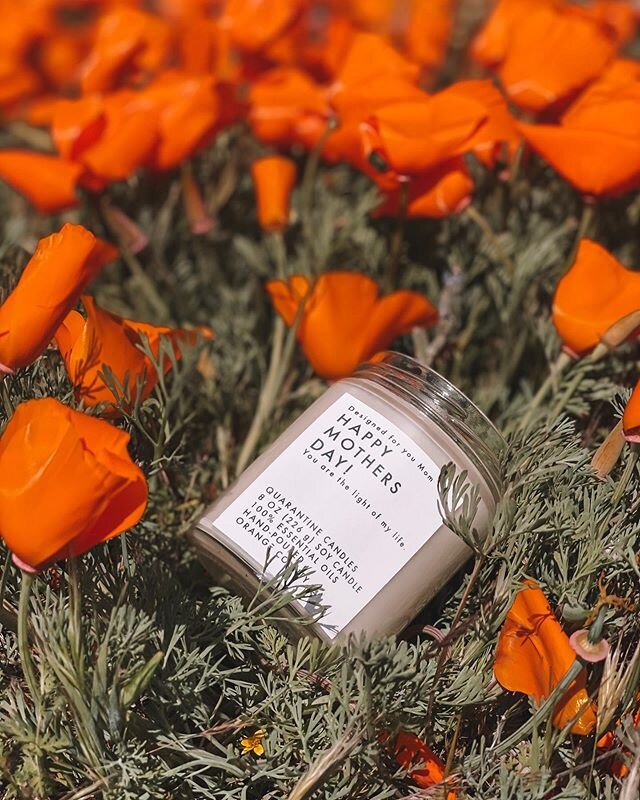 Need a gift for Mother&rsquo;s Day but can&rsquo;t see her in person? Mail her this! .
.
.
.
#mothersday #mom #mothersdaygift  #candles #oc #orangecounty #california #quarantine #quarantinecandles