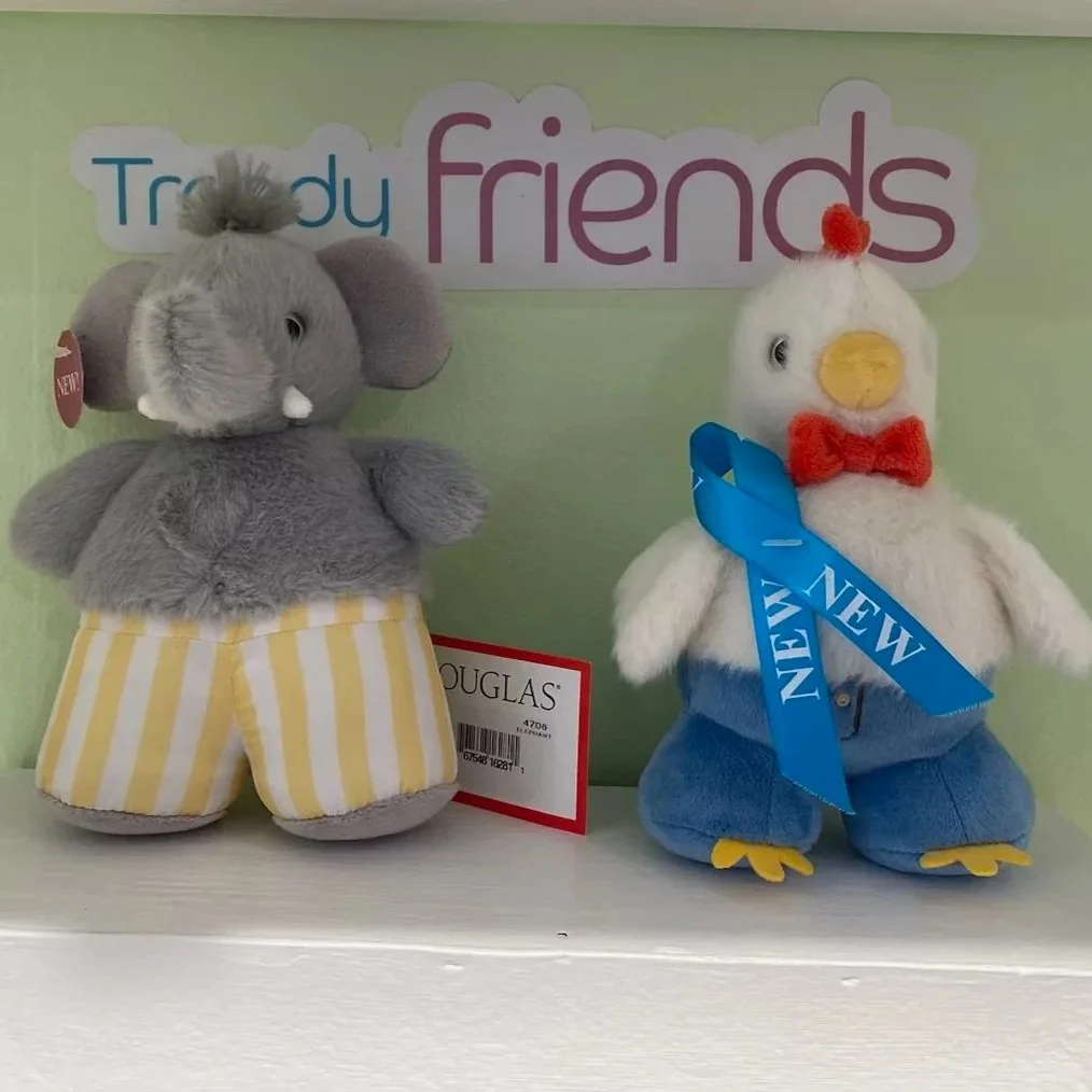 Peanut Elephant and Richard Rooster