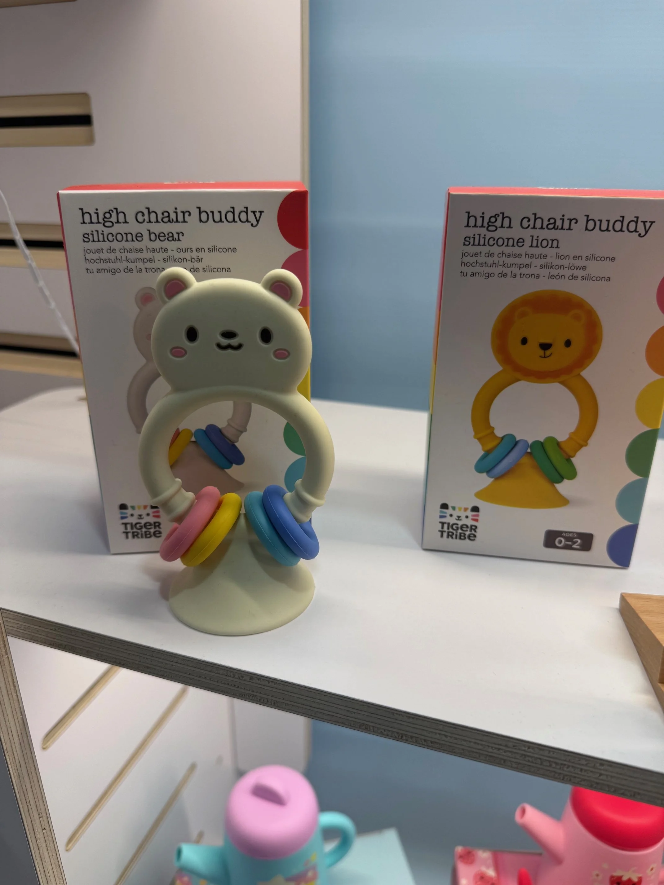 Heidi likes the High Chair Buddy Bear from Tiger Tribe