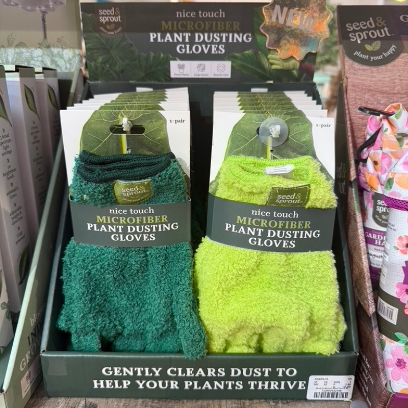 seed & sprout - microfiber plant dusting gloves