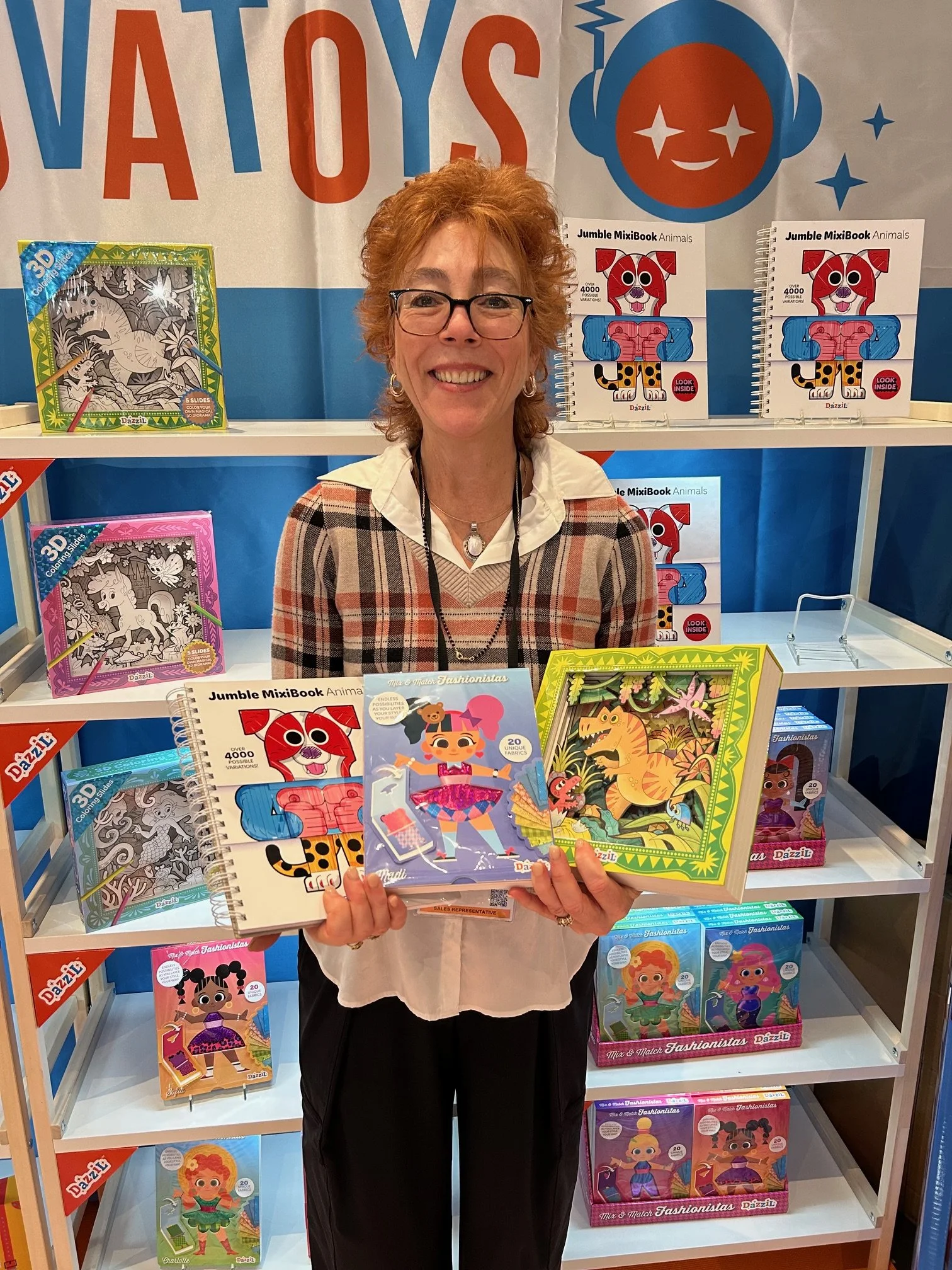 Theresa also loves the new mixibook, as well as the Mix & Match Fashionistas and the 3D Coloring Slides