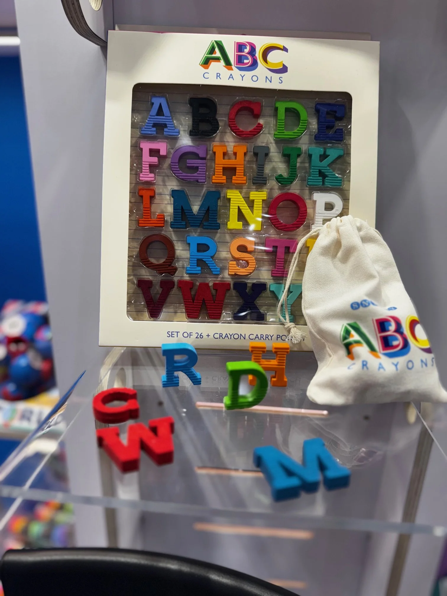 Judy's favorite from Snifty is the ABC crayons - maybe she'll teach Mattis how to draw next!