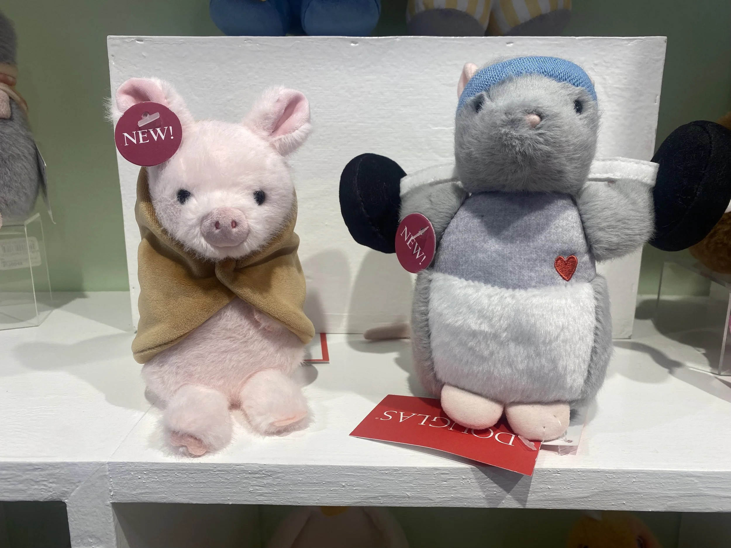 Puff Pig in Blanket and Jim Rat