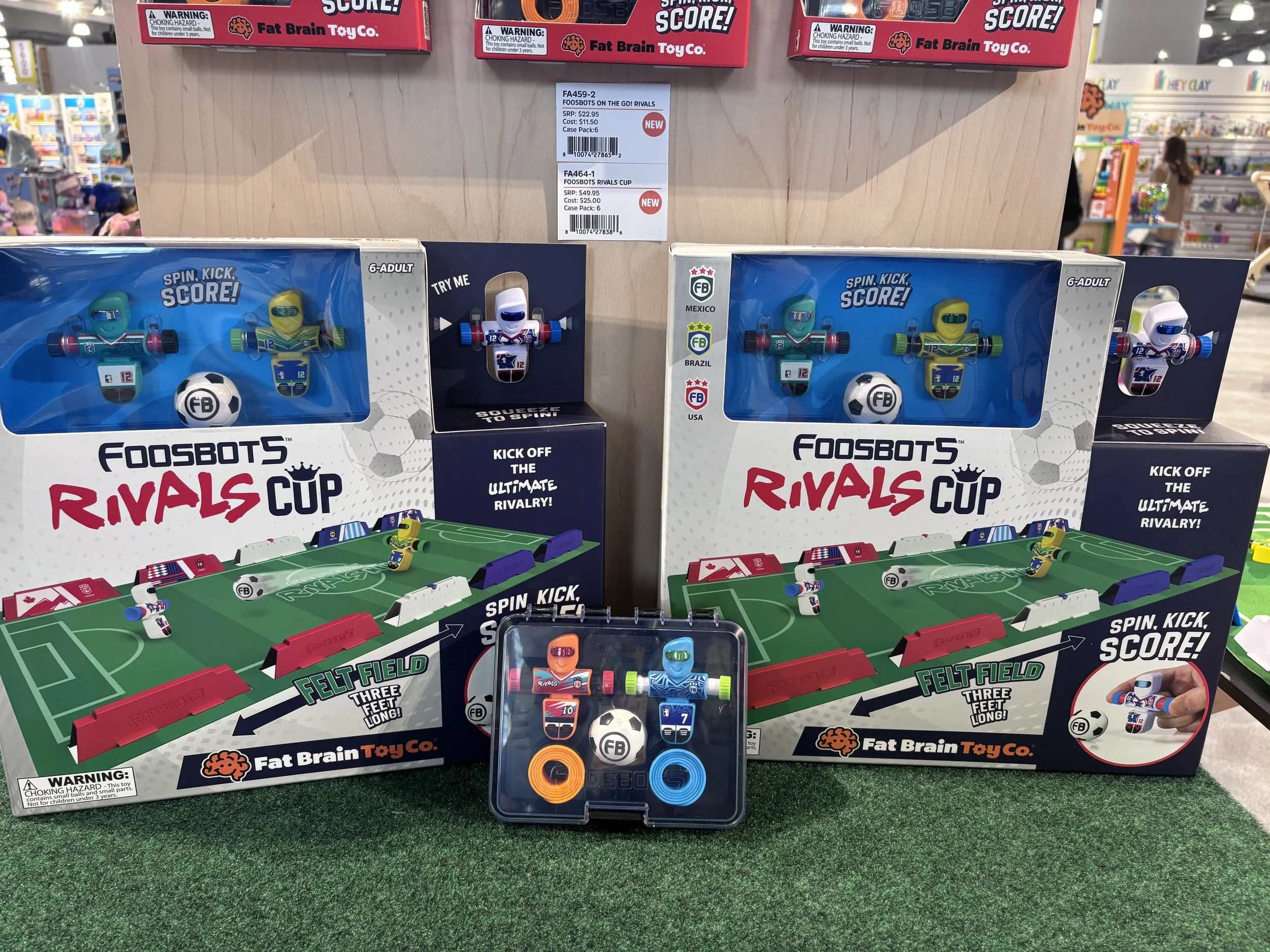 I think the whole team is excited for the FoosBots Rivals Cup from Fat Brain!