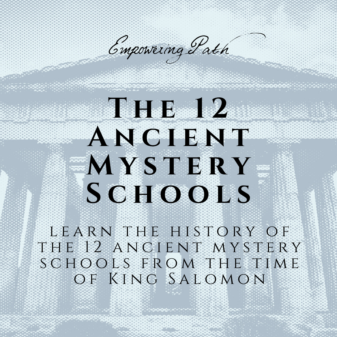 The 12 Ancient Mystery Schools (New Class!)