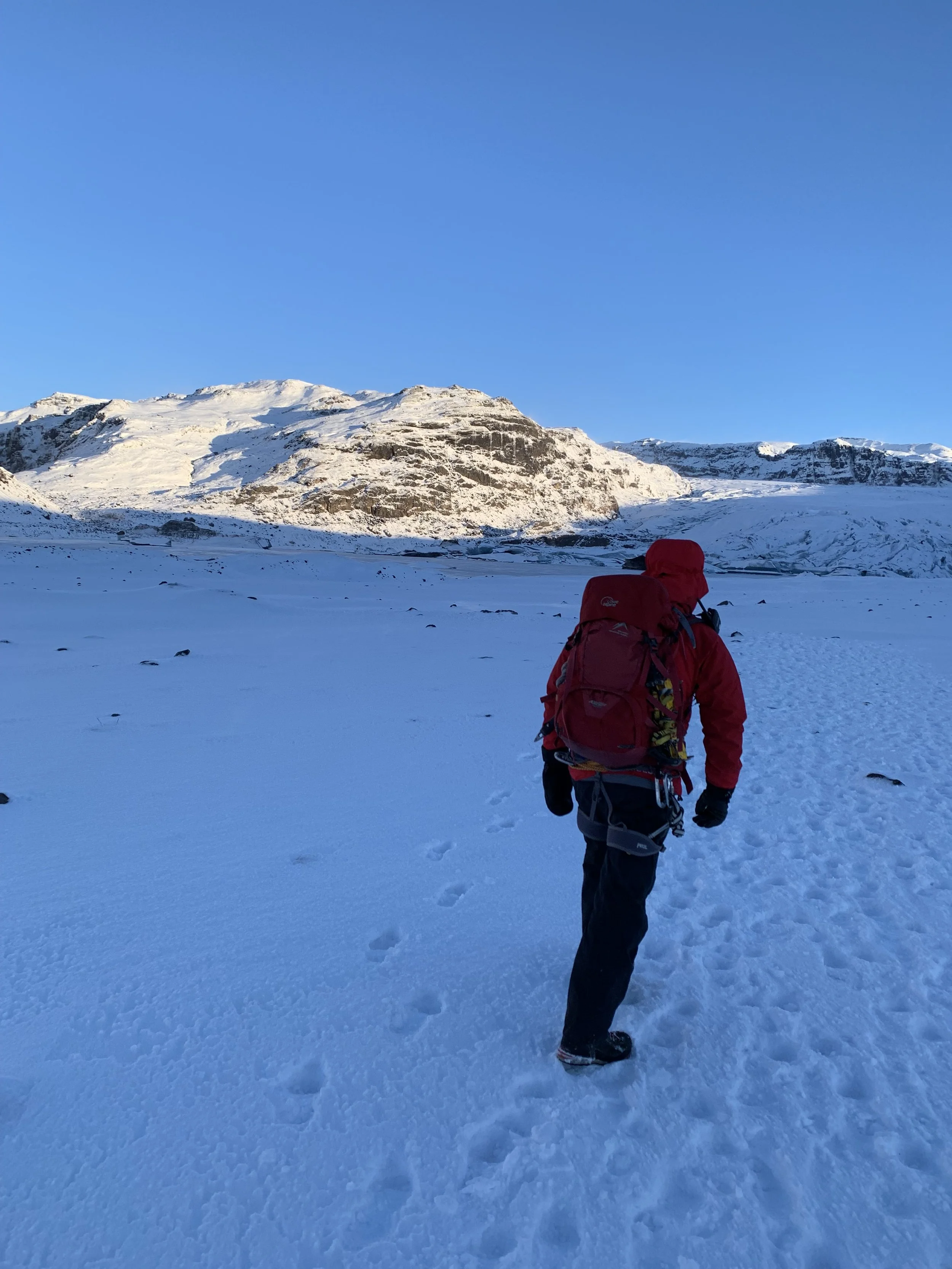 headed to the glacier!