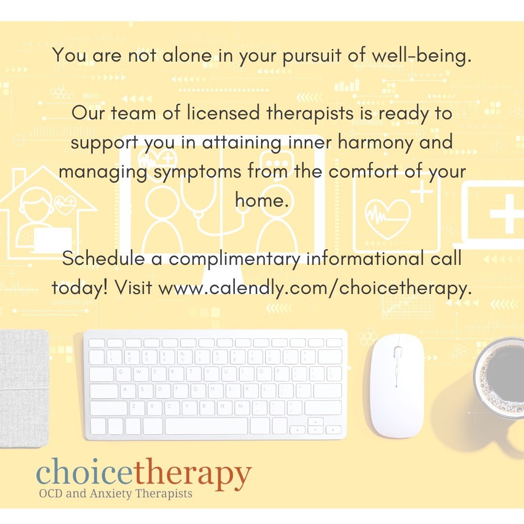 Struggling with OCD or anxiety? You're not alone, and support is within reach!

Our licensed therapists in California offer specialized teletherapy sessions tailored to your needs. Experience personalized care and effective strategies to manage your 