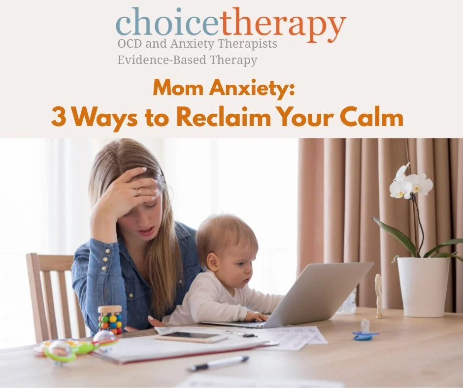 3 Tips for Mom Anxiety 🧘&zwj;♀️

Anxiety is like parenting on "Hard Mode." Try these resets today:

1️⃣ Lower the Bar: Give yourself permission to do the "B-minus" version of your day. Perfection is the enemy of calm.
2️⃣ 60-Seco