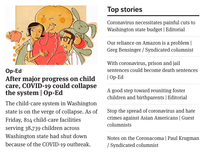 Child care is essential, now and for economic recovery 